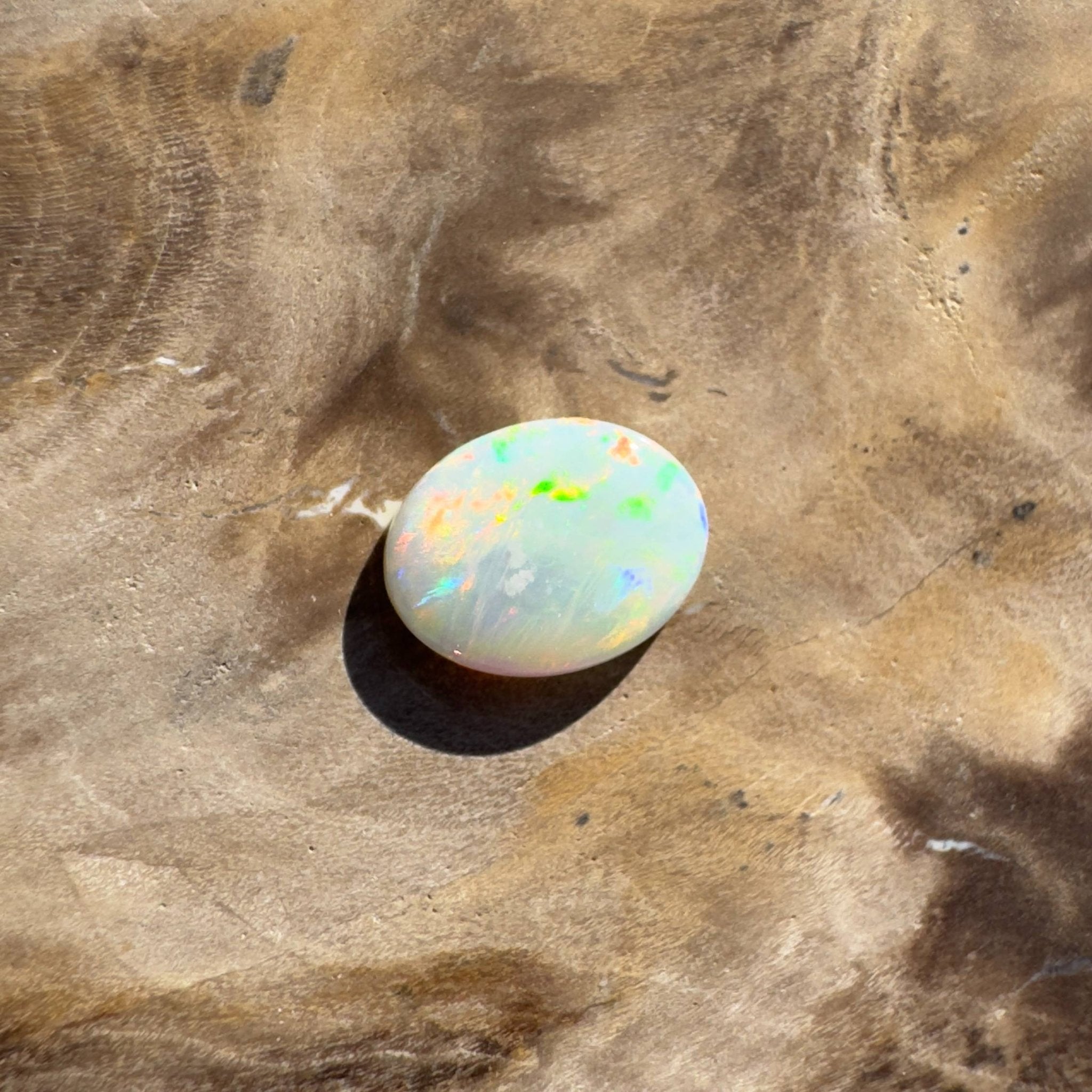 0.6ct Hand - cut Solid Coober Pedy Opal Opal