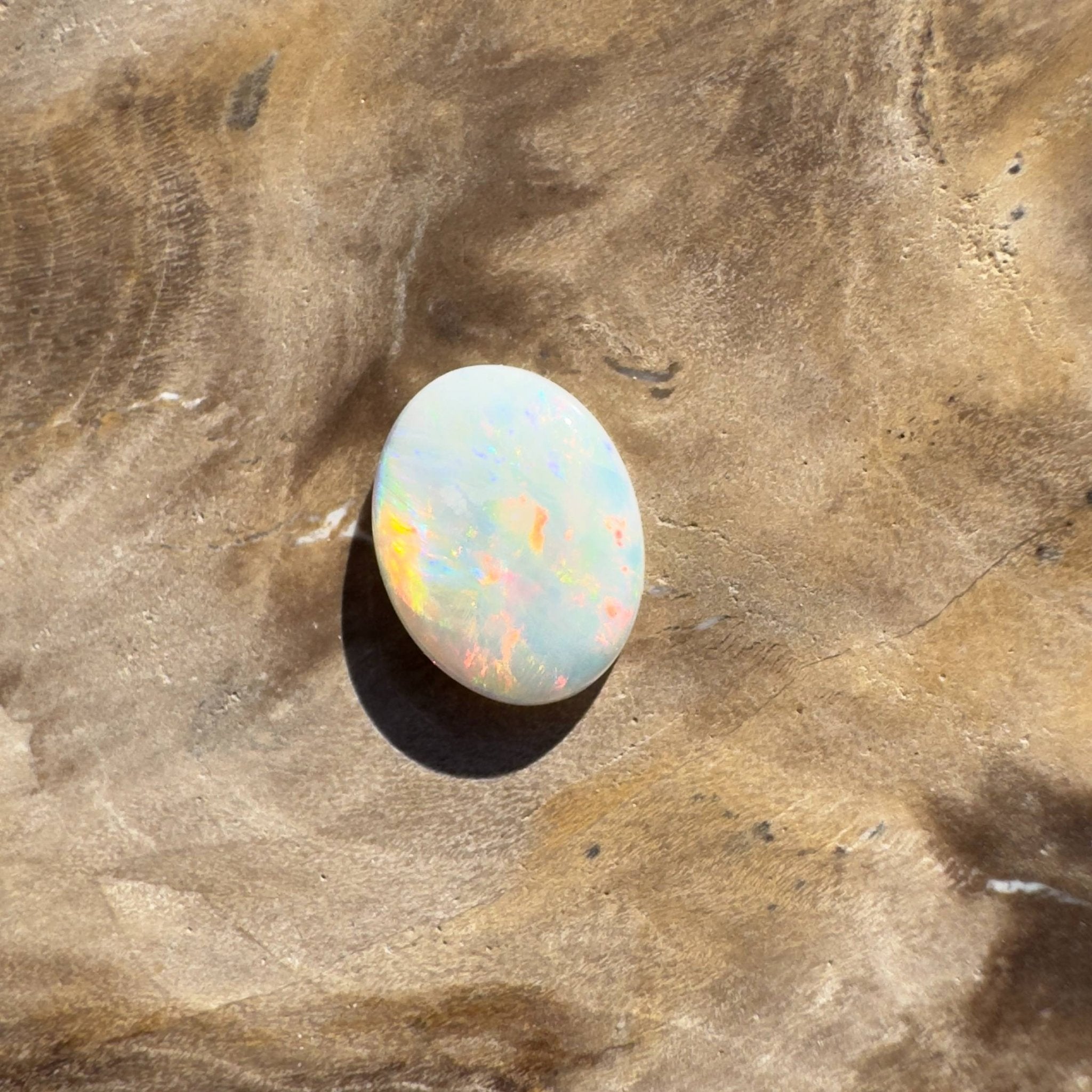 0.6ct Hand - cut Solid Coober Pedy Opal Opal