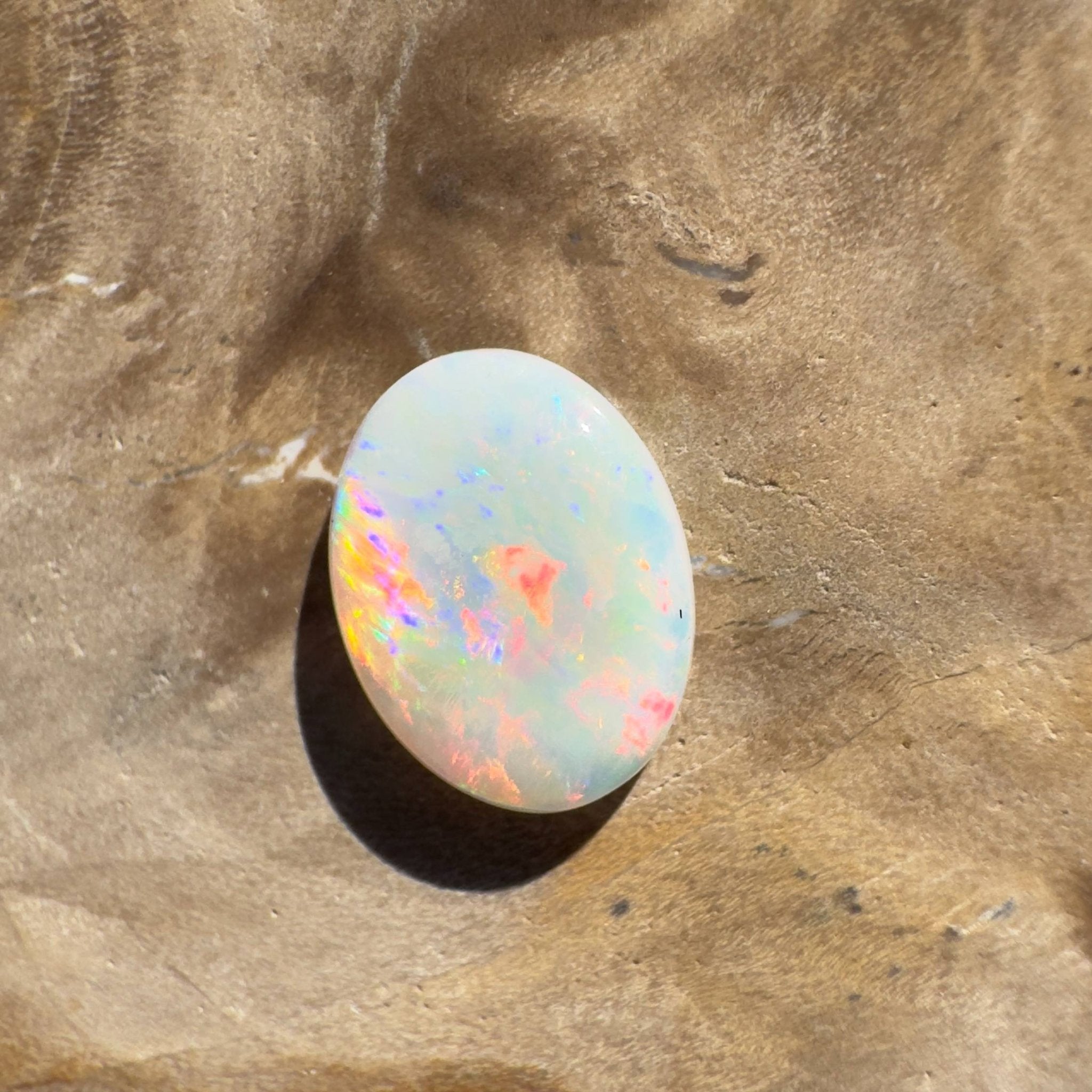 0.6ct Hand - cut Solid Coober Pedy Opal Opal