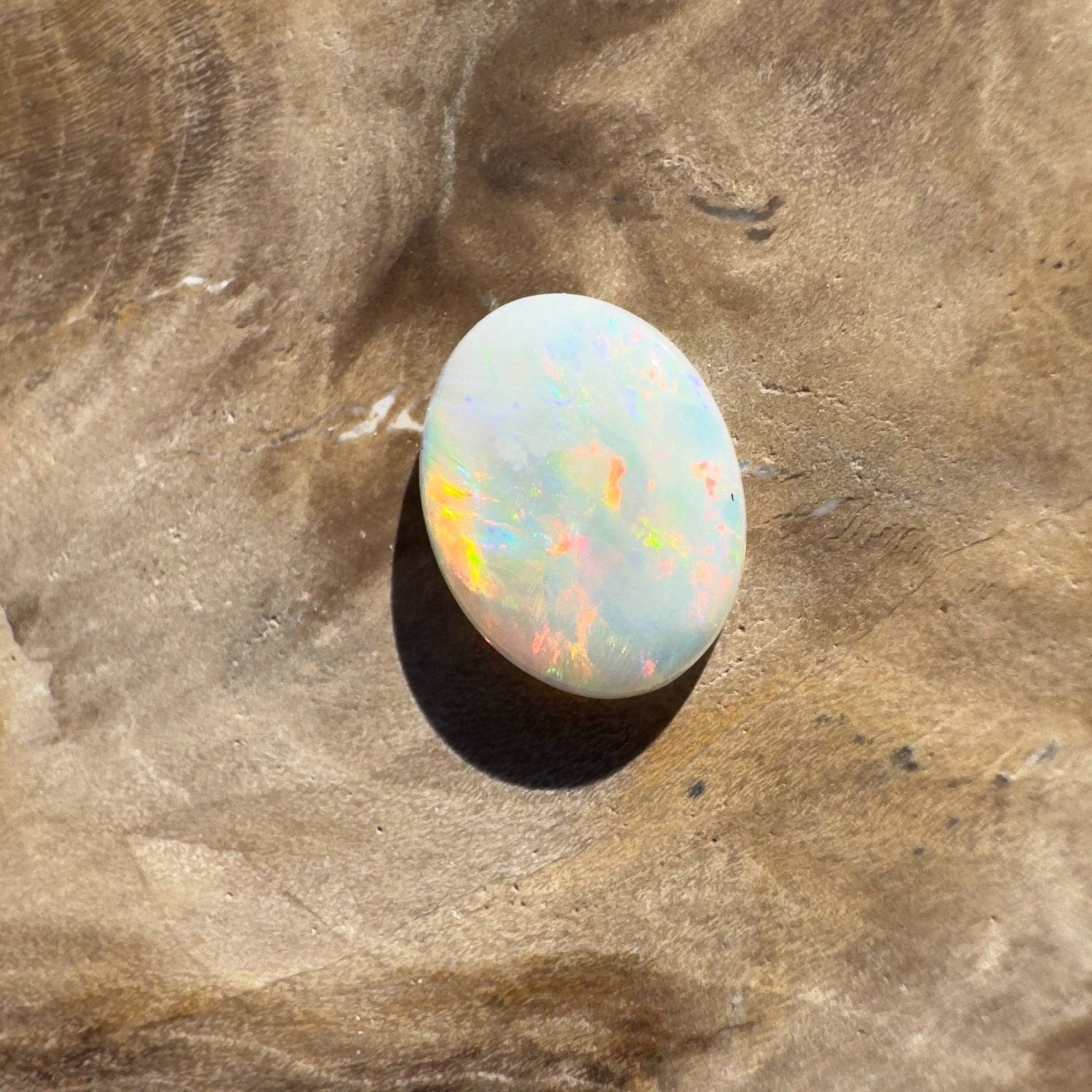 0.6ct Hand - cut Solid Coober Pedy Opal Opal