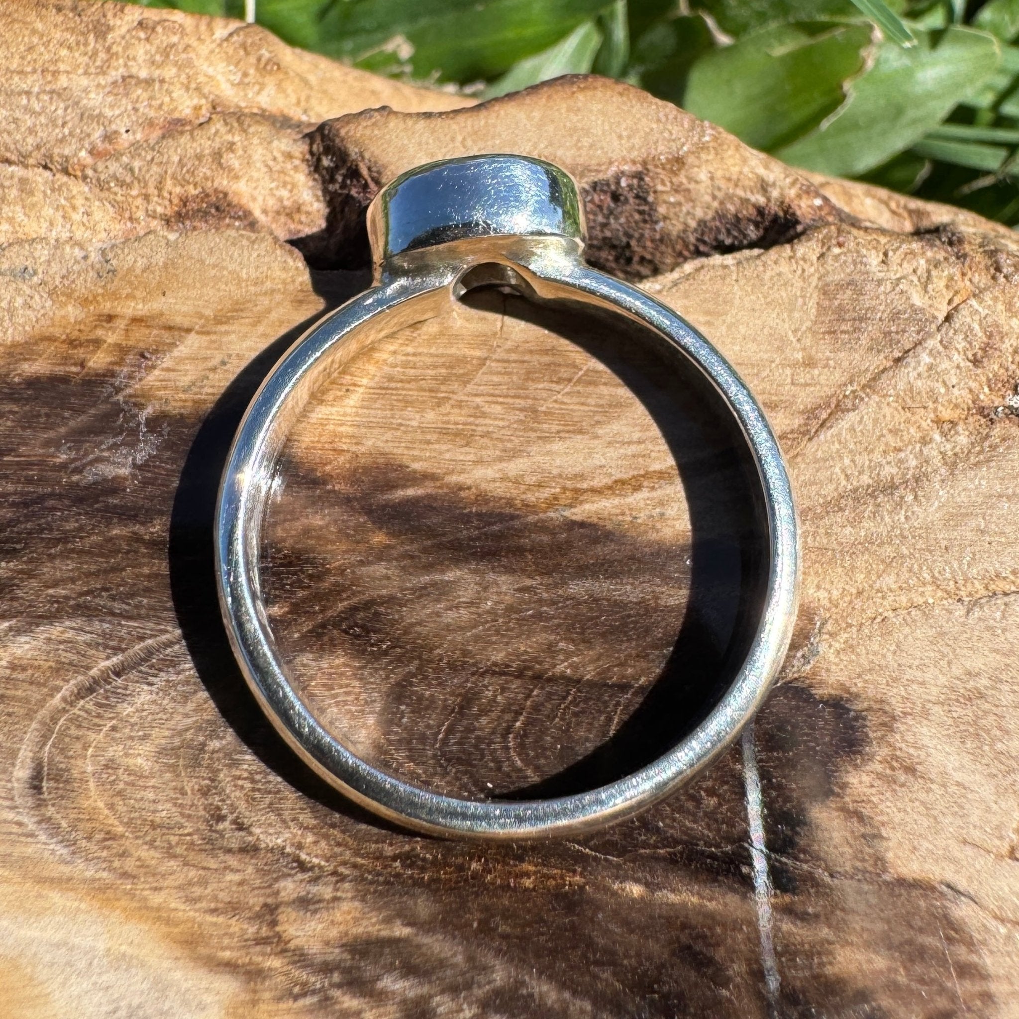 0.6ct Lightning Ridge Opal Ring ~ 'Lord Howe Shallows' | 925 Sterling Silver | Solid Australian Opal