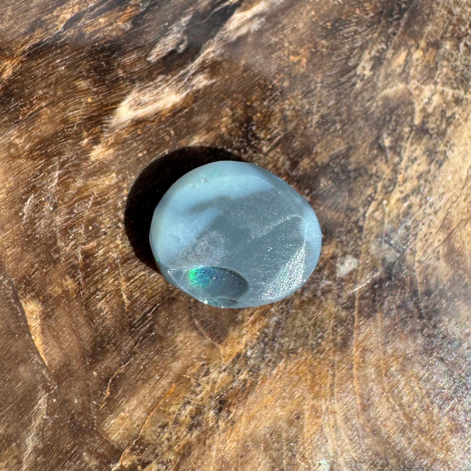 0.6ct Lightning Ridge Semi Black Opal | Solid Australian Opal | Hand-Cut