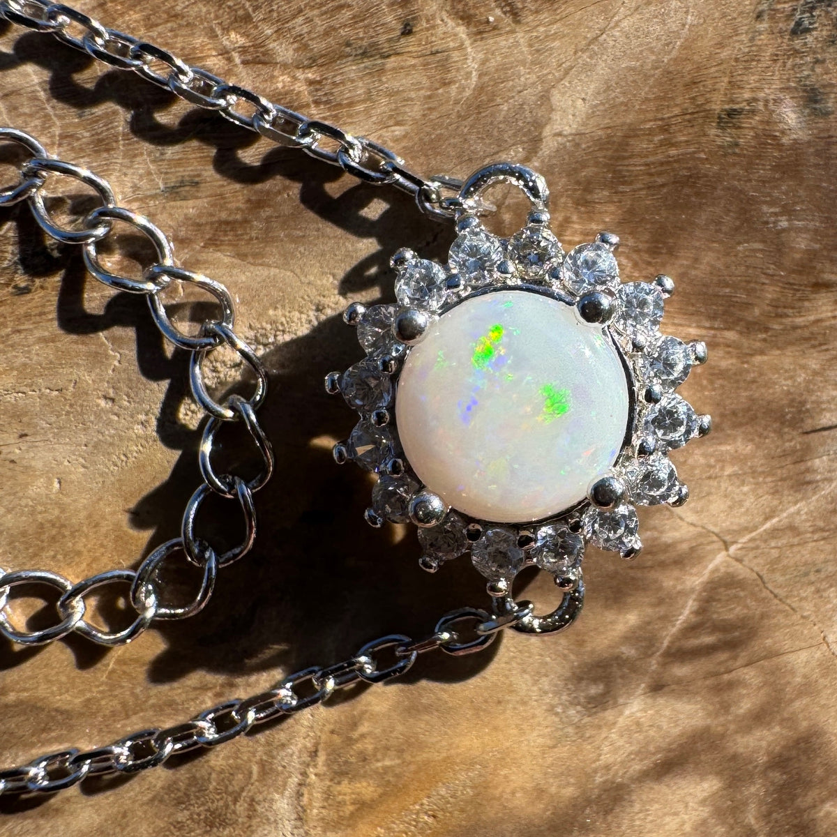 0.7ct Coober Pedy Opal Bracelet ~ 'Tathra Tide' | 925 Sterling Silver | Solid Australian Opal
