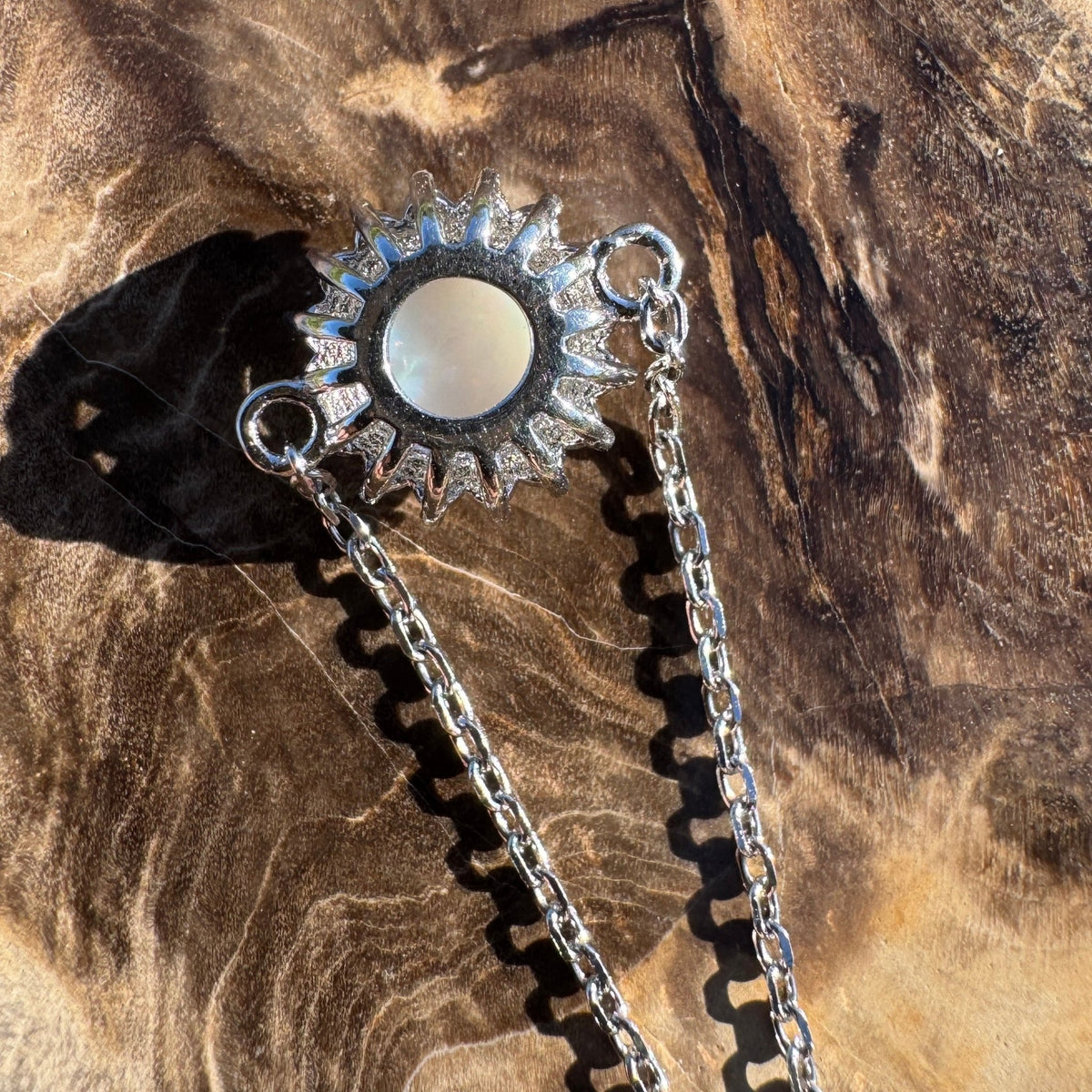 0.7ct Coober Pedy Opal Bracelet ~ 'Tathra Tide' | 925 Sterling Silver | Solid Australian Opal
