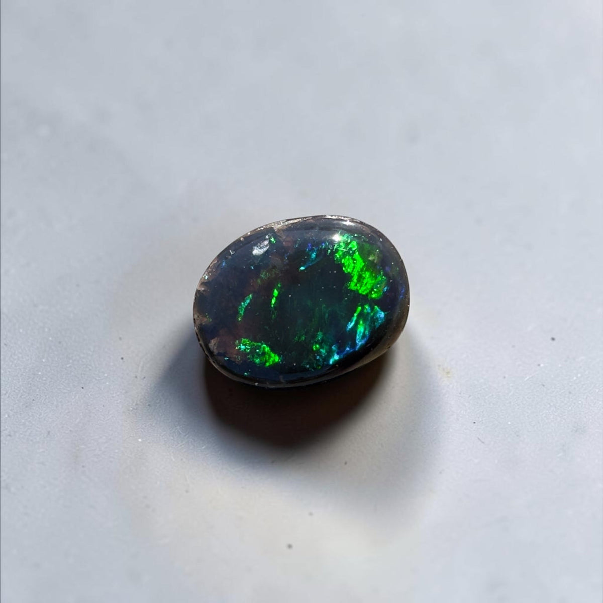 0.7ct Lightning Ridge Black Opal | Solid Australian Opal | Hand-Cut