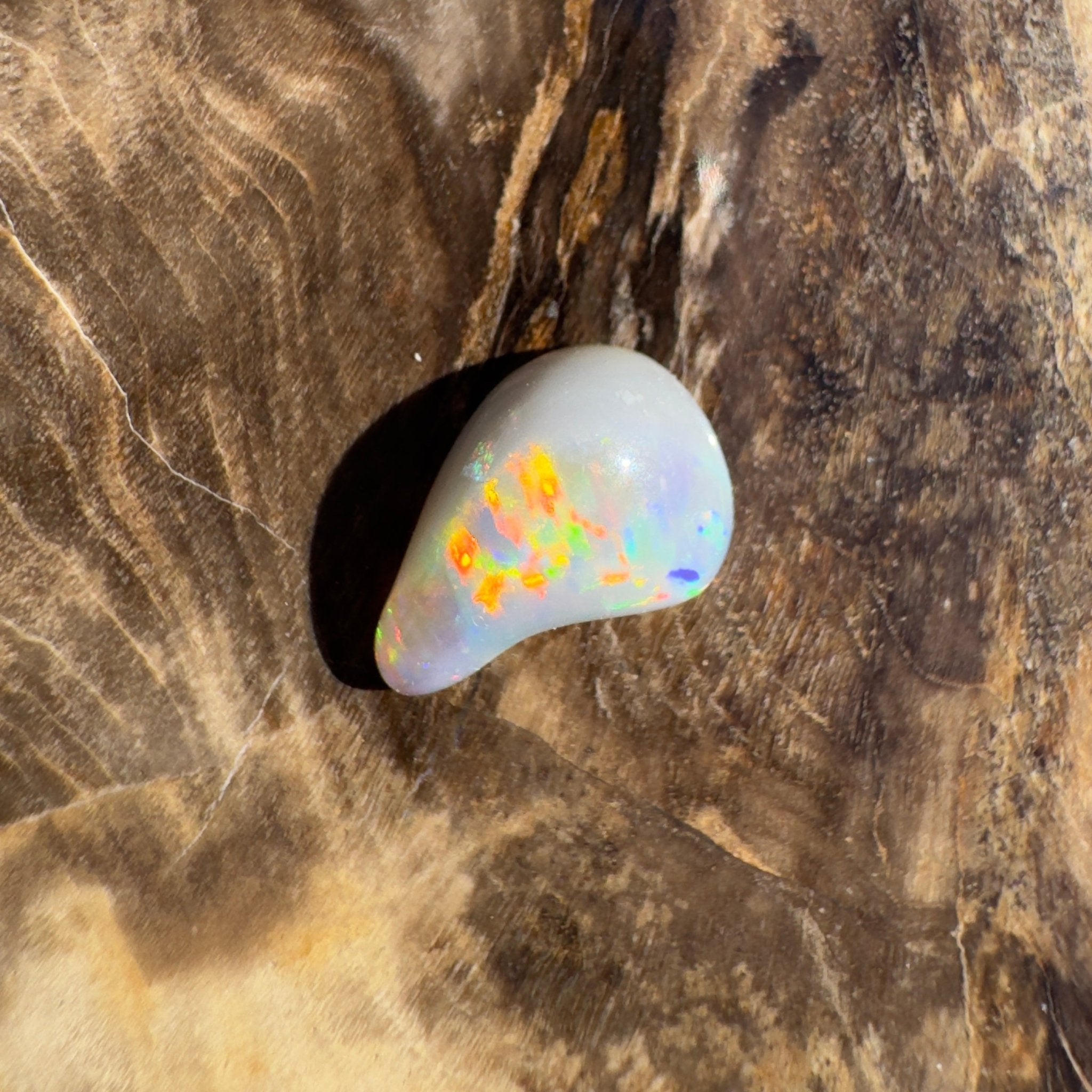 0.7ct Lightning Ridge Semi Black Opal | Solid Australian Opal