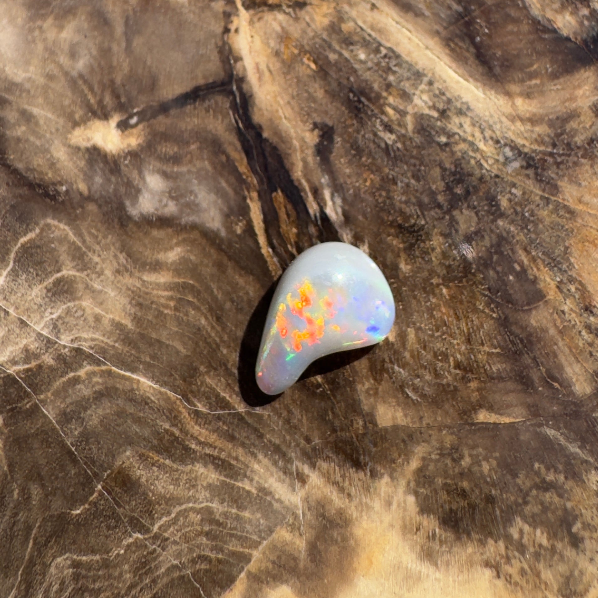 0.7ct Lightning Ridge Semi Black Opal | Solid Australian Opal