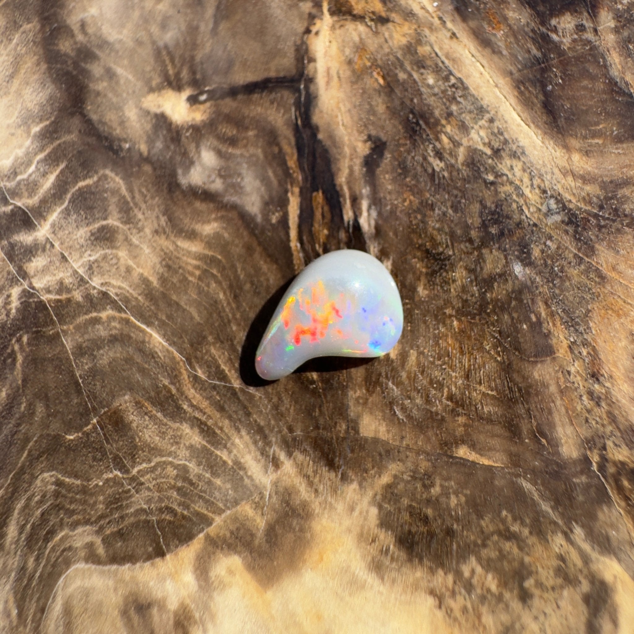 0.7ct Lightning Ridge Semi Black Opal | Solid Australian Opal