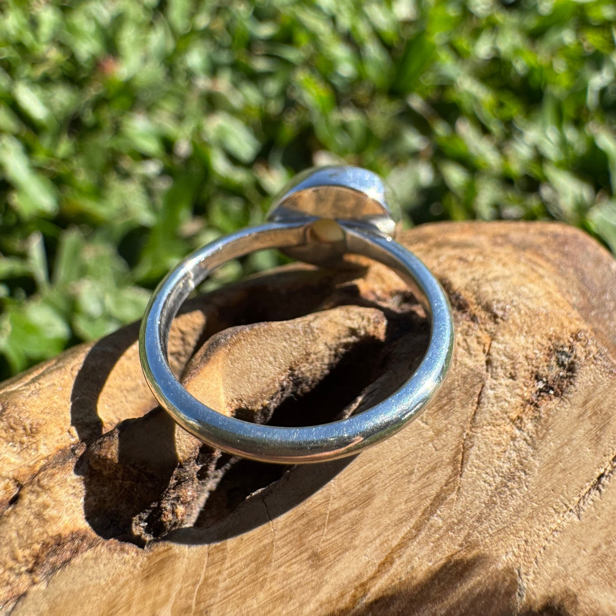 0.9ct Lightning Ridge Opal Ring ~ 'Lake Eacham Jewel' | 925 Sterling Silver | Solid Australian Opal