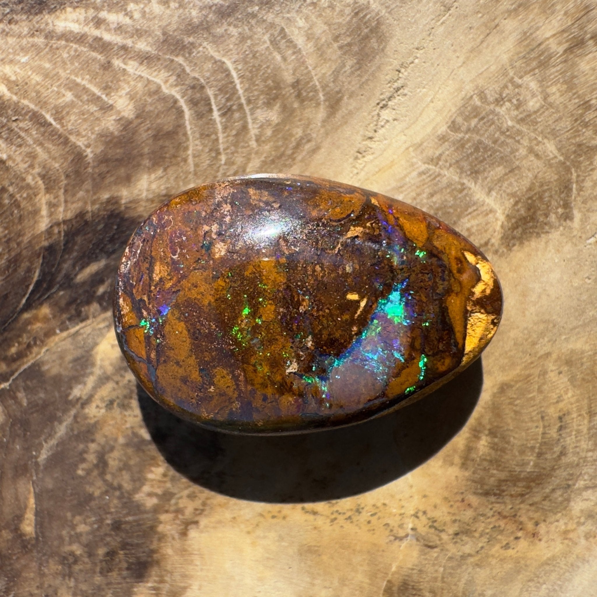 10.3ct Queensland Boulder Opal | Solid Australian Opal | Hand-Cut