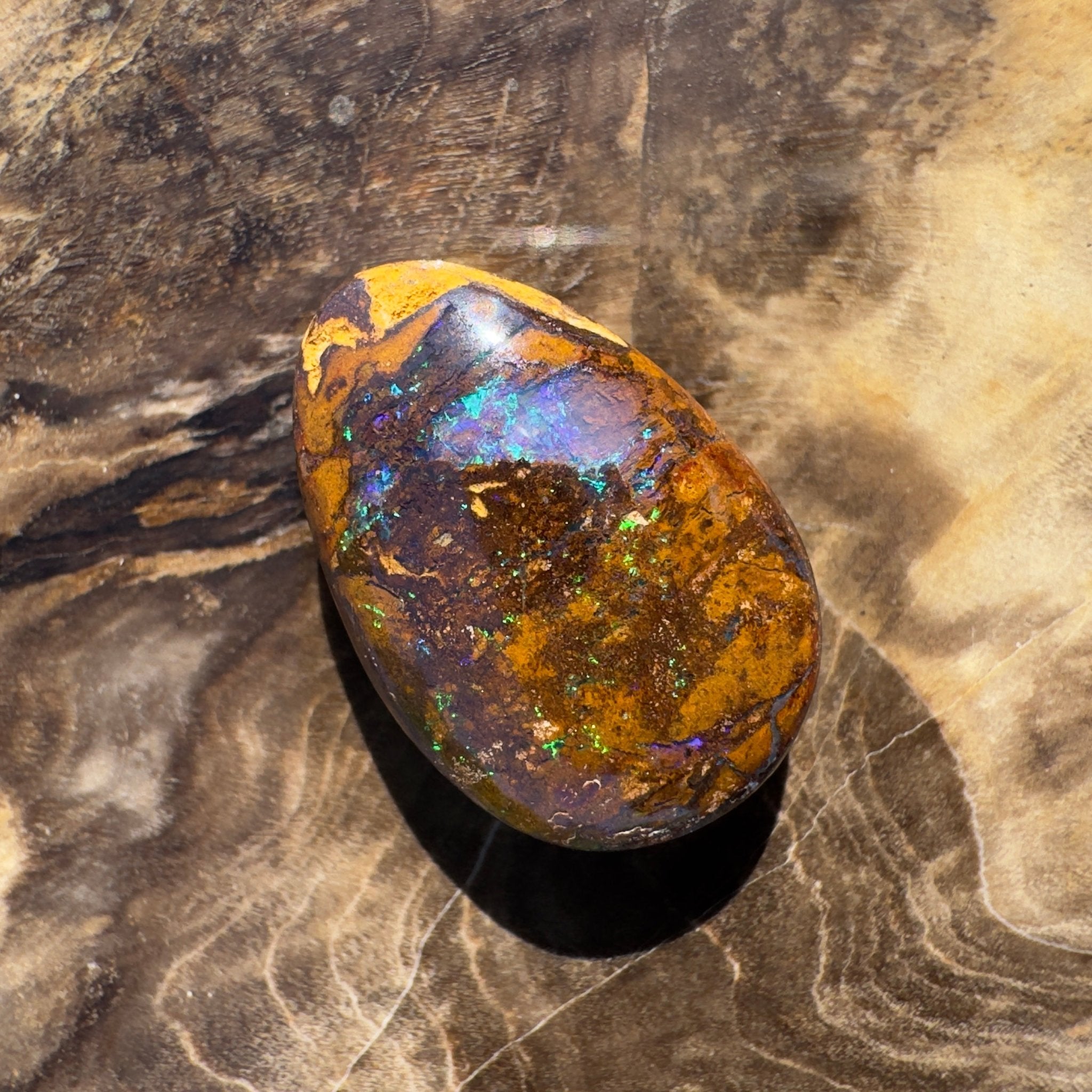 10.3ct Queensland Boulder Opal | Solid Australian Opal | Hand-Cut