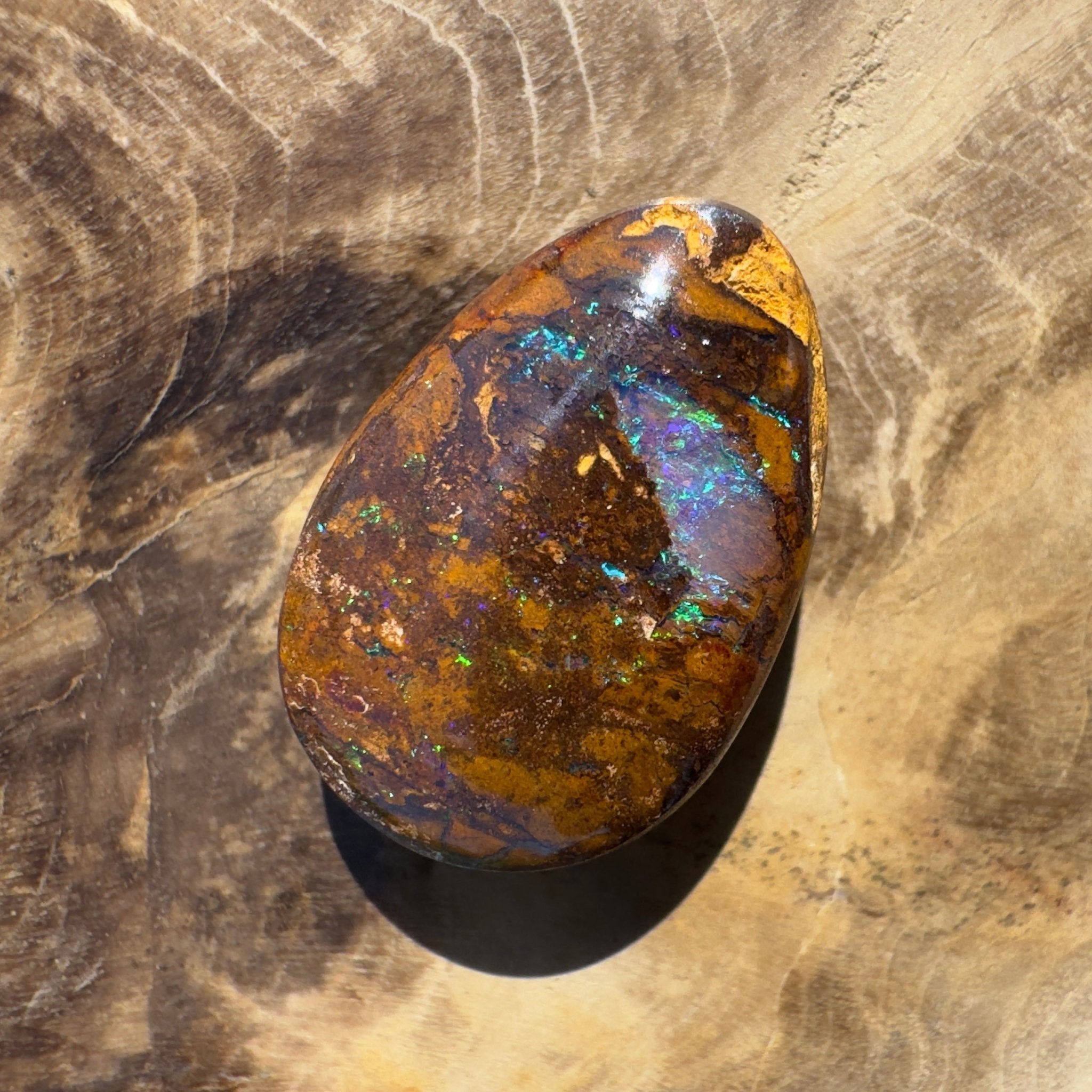 10.3ct Queensland Boulder Opal | Solid Australian Opal | Hand-Cut