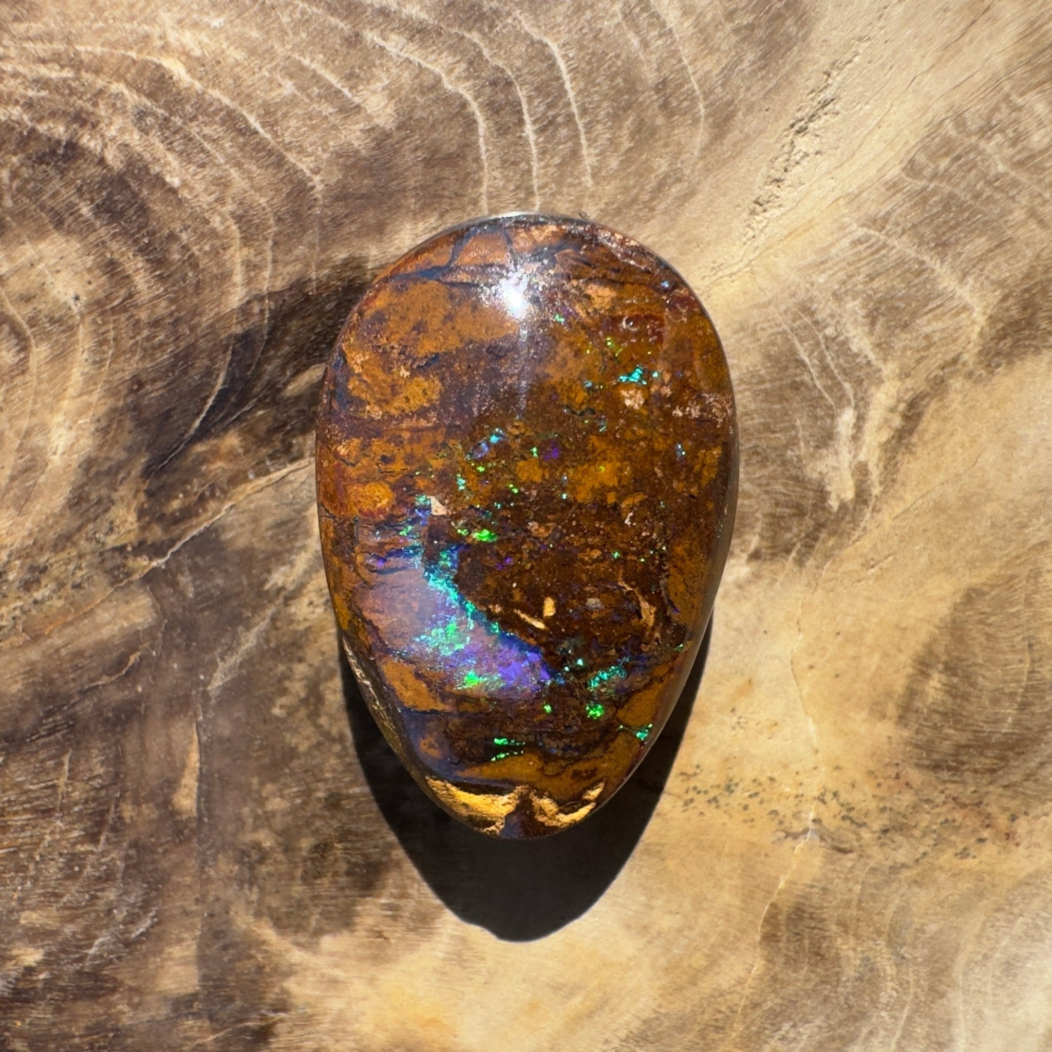 10.3ct Queensland Boulder Opal | Solid Australian Opal | Hand-Cut