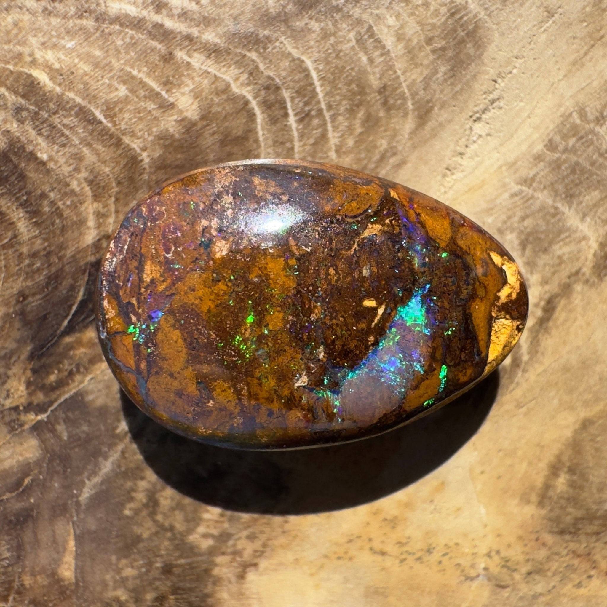 10.3ct Queensland Boulder Opal | Solid Australian Opal | Hand-Cut