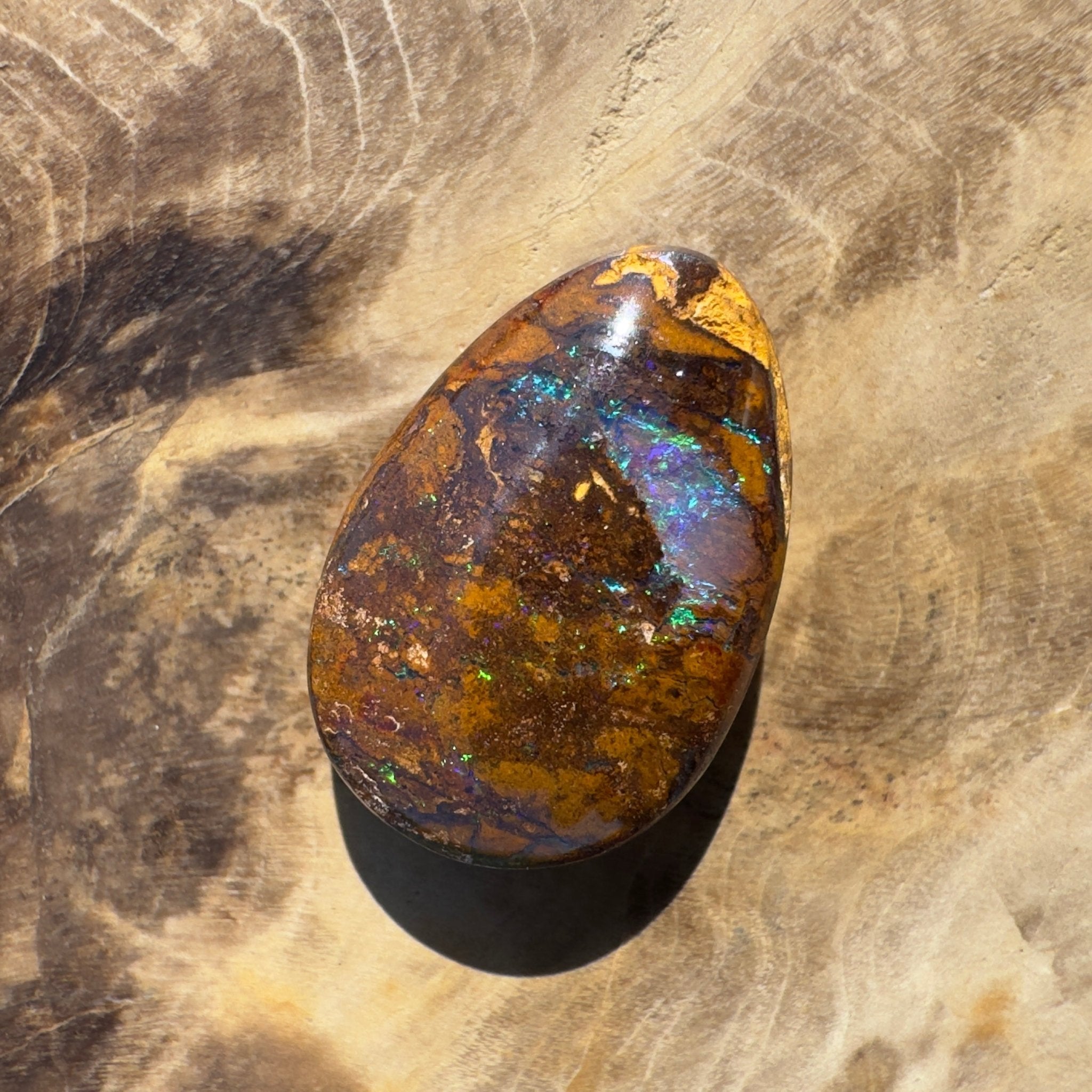10.3ct Queensland Boulder Opal | Solid Australian Opal | Hand-Cut
