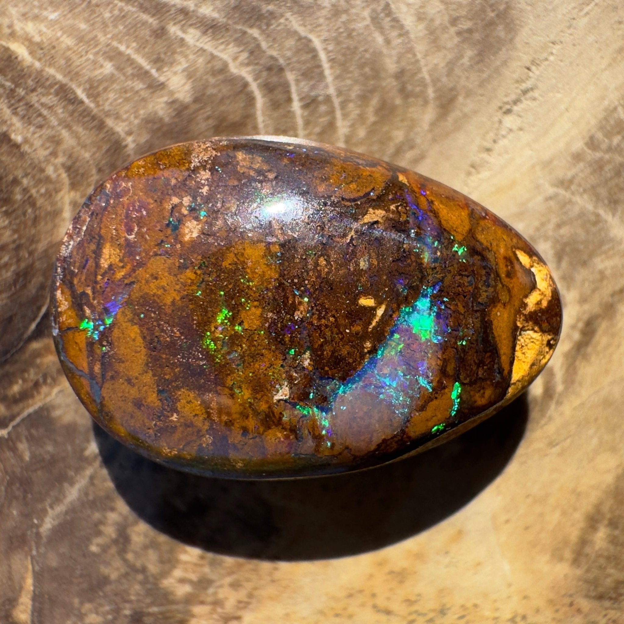 10.3ct Queensland Boulder Opal | Solid Australian Opal | Hand-Cut