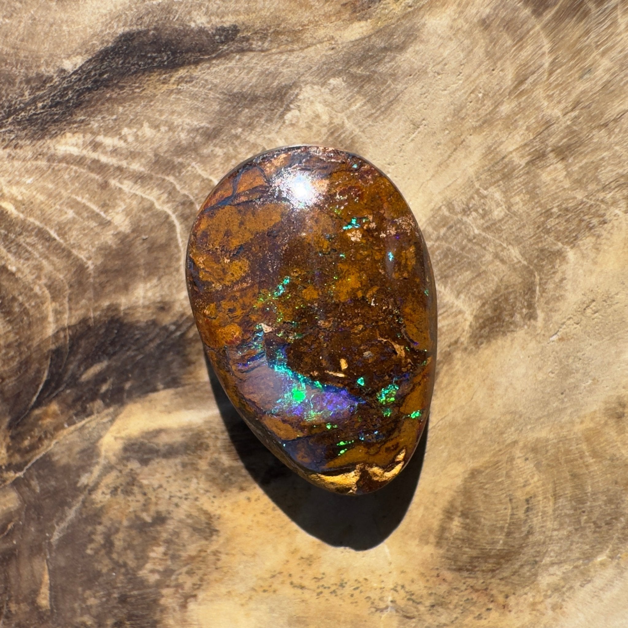 10.3ct Queensland Boulder Opal | Solid Australian Opal | Hand-Cut