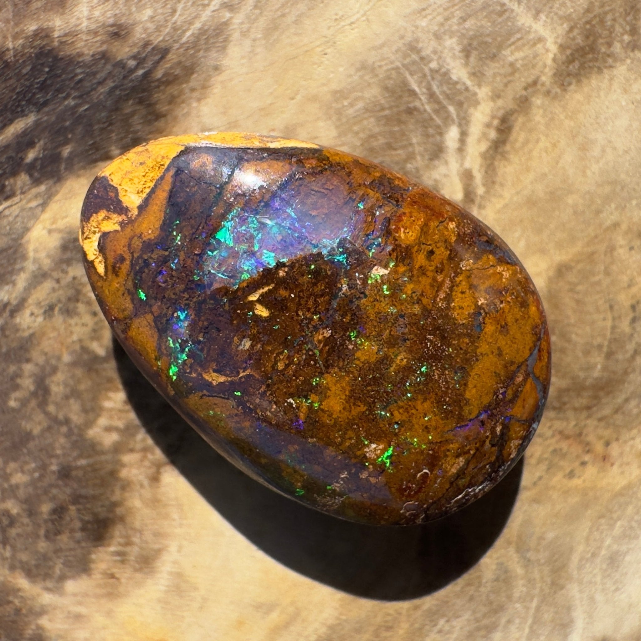 10.3ct Queensland Boulder Opal | Solid Australian Opal | Hand-Cut