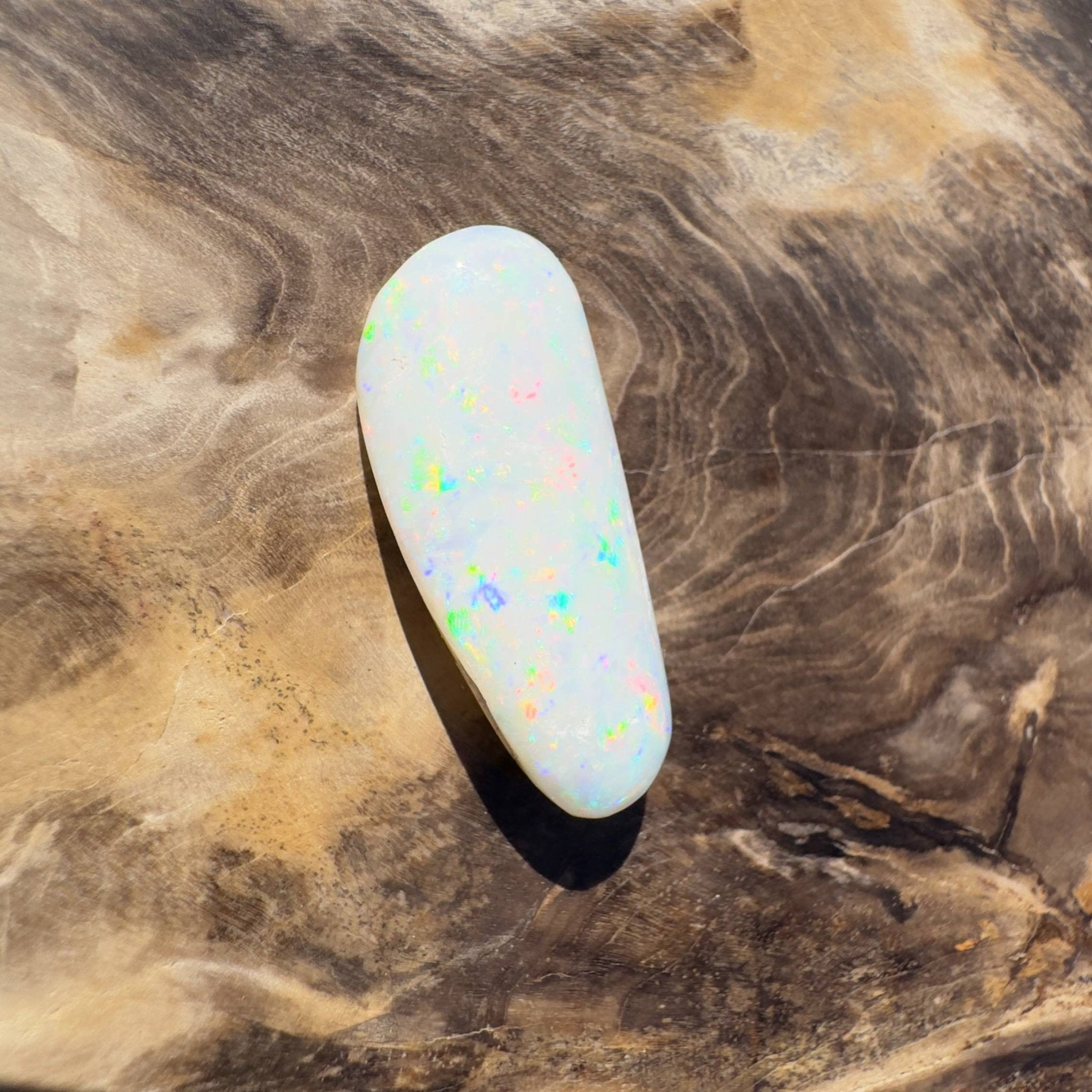 10.7ct Hand - cut Solid Australian Coober Pedy Opal