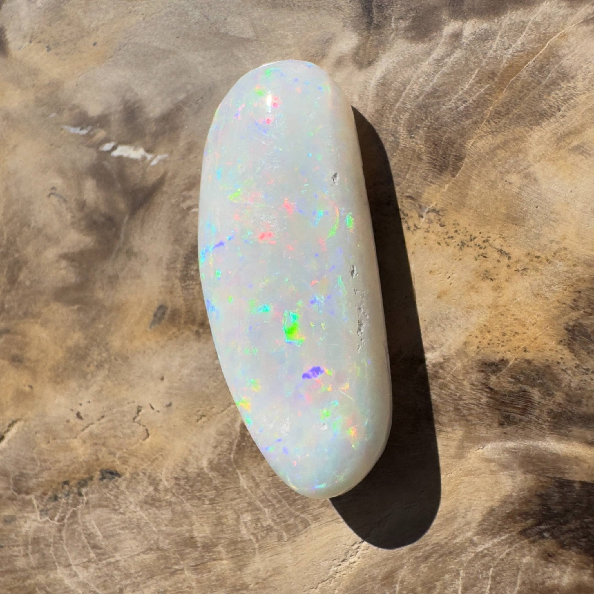 10.7ct Hand - cut Solid Australian Coober Pedy Opal