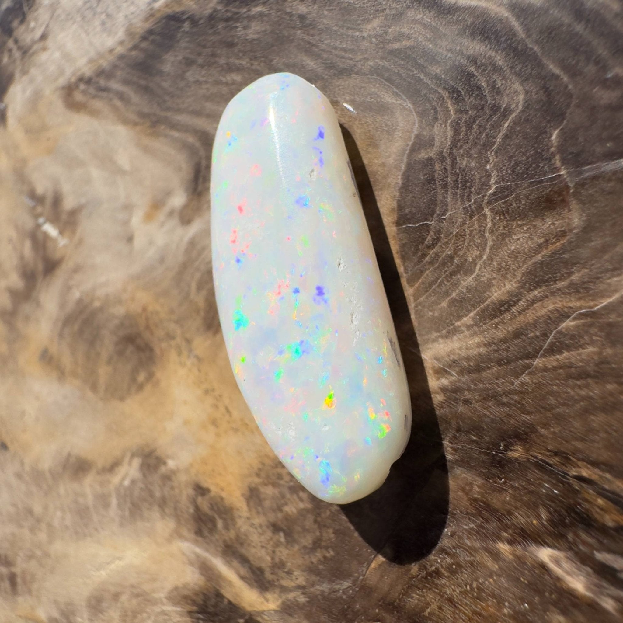 10.7ct Hand - cut Solid Australian Coober Pedy Opal