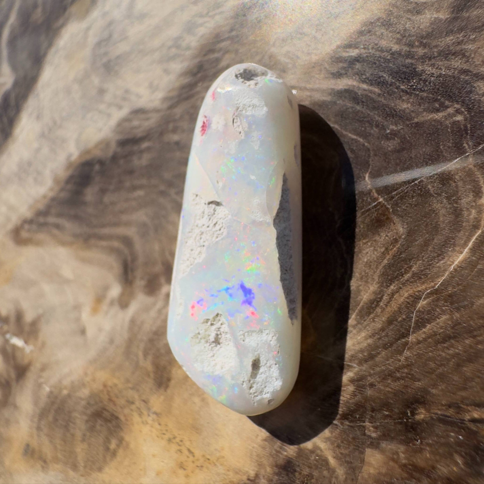 10.7ct Hand - cut Solid Australian Coober Pedy Opal