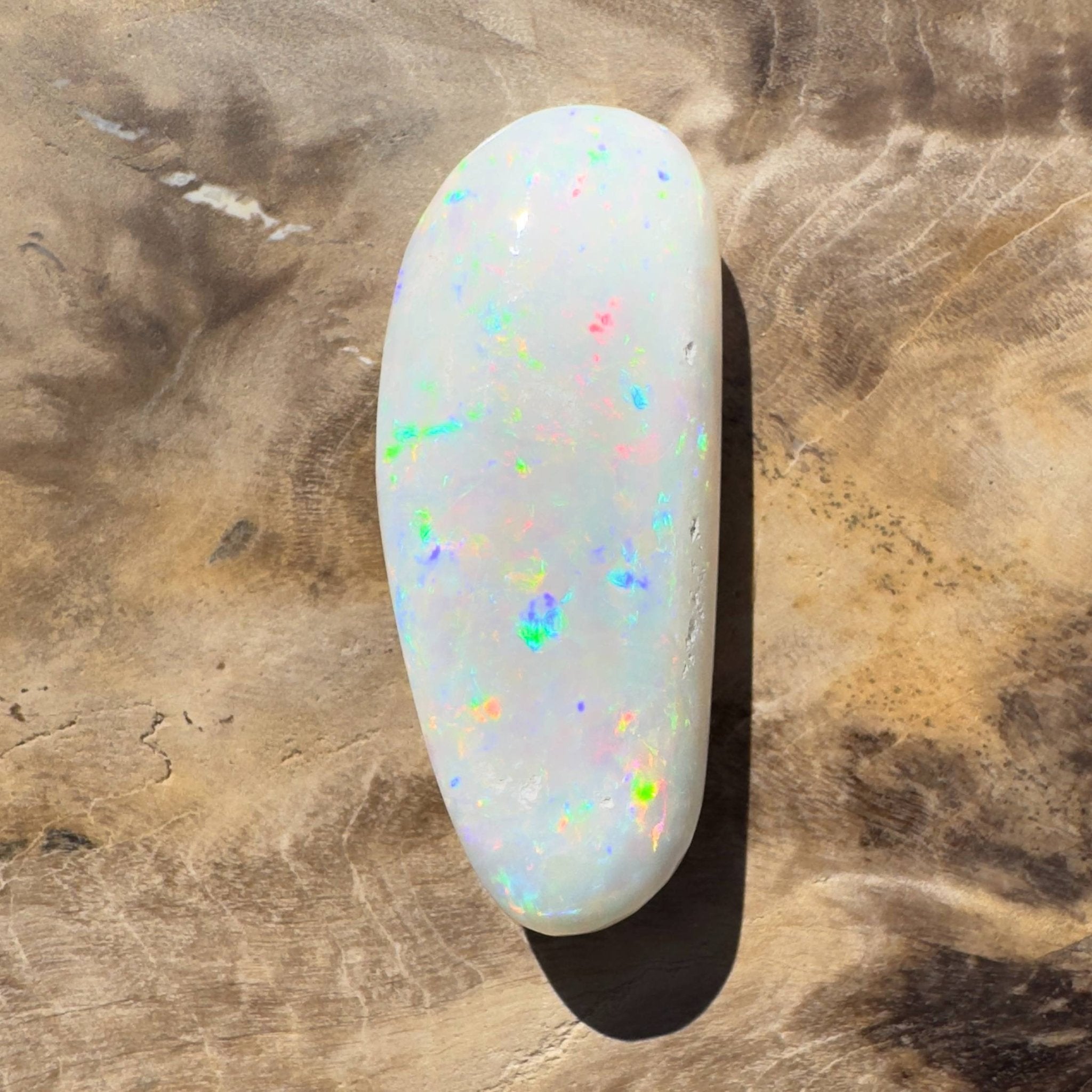 10.7ct Hand - cut Solid Australian Coober Pedy Opal