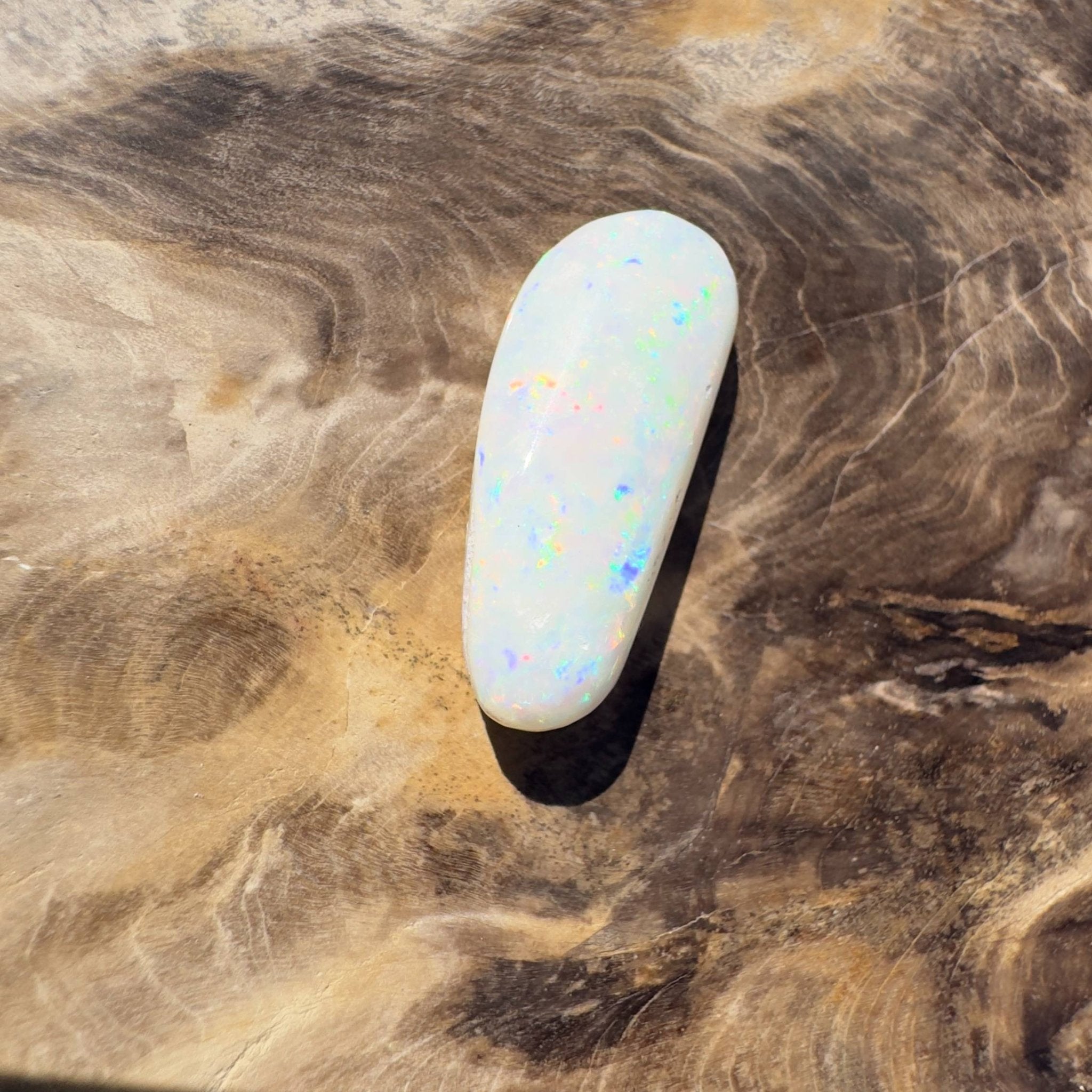 10.7ct Hand - cut Solid Australian Coober Pedy Opal