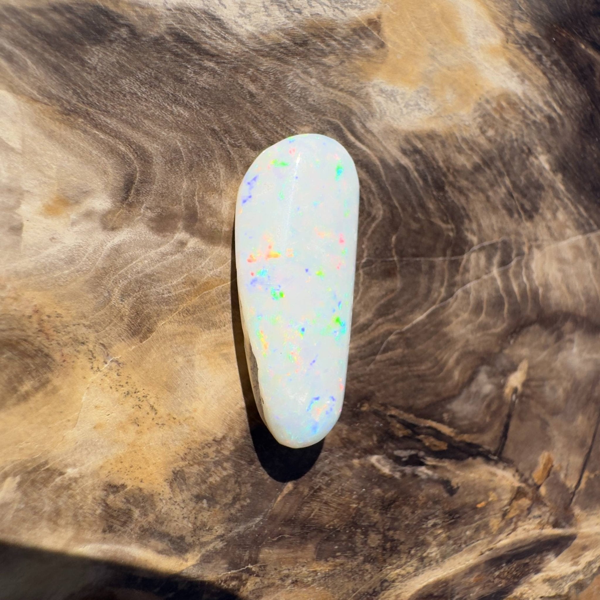 10.7ct Hand - cut Solid Australian Coober Pedy Opal