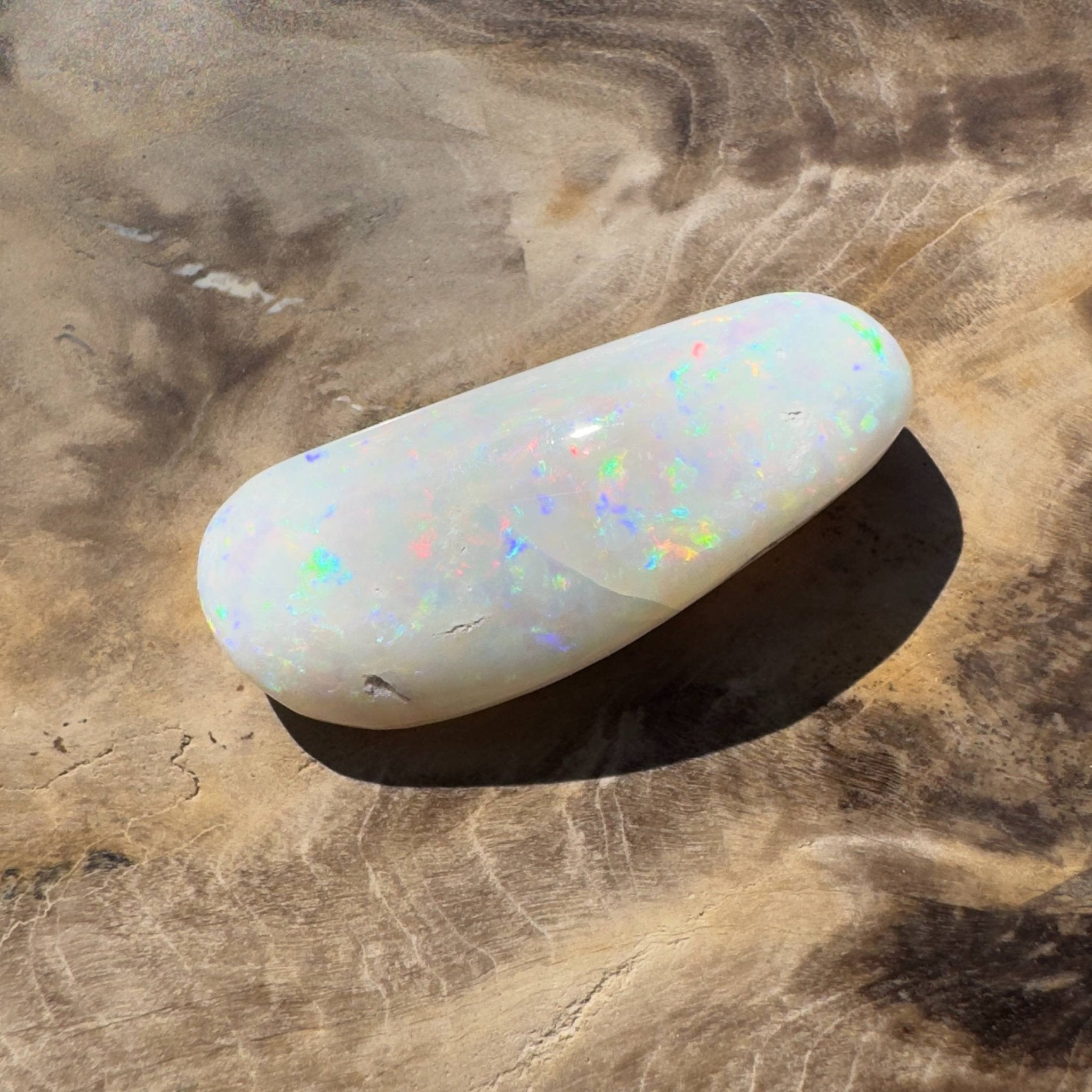 10.7ct Hand - cut Solid Australian Coober Pedy Opal