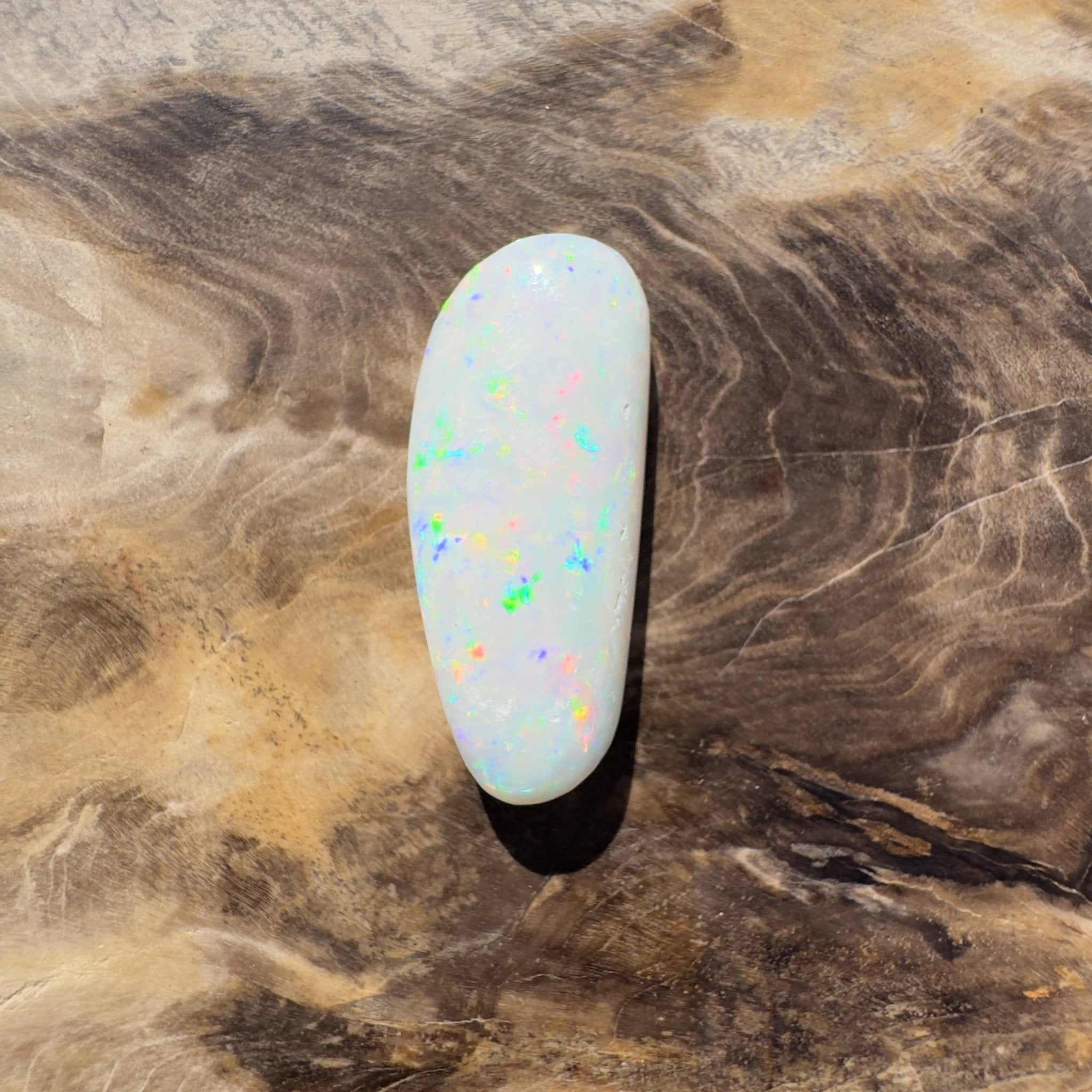10.7ct Hand - cut Solid Australian Coober Pedy Opal