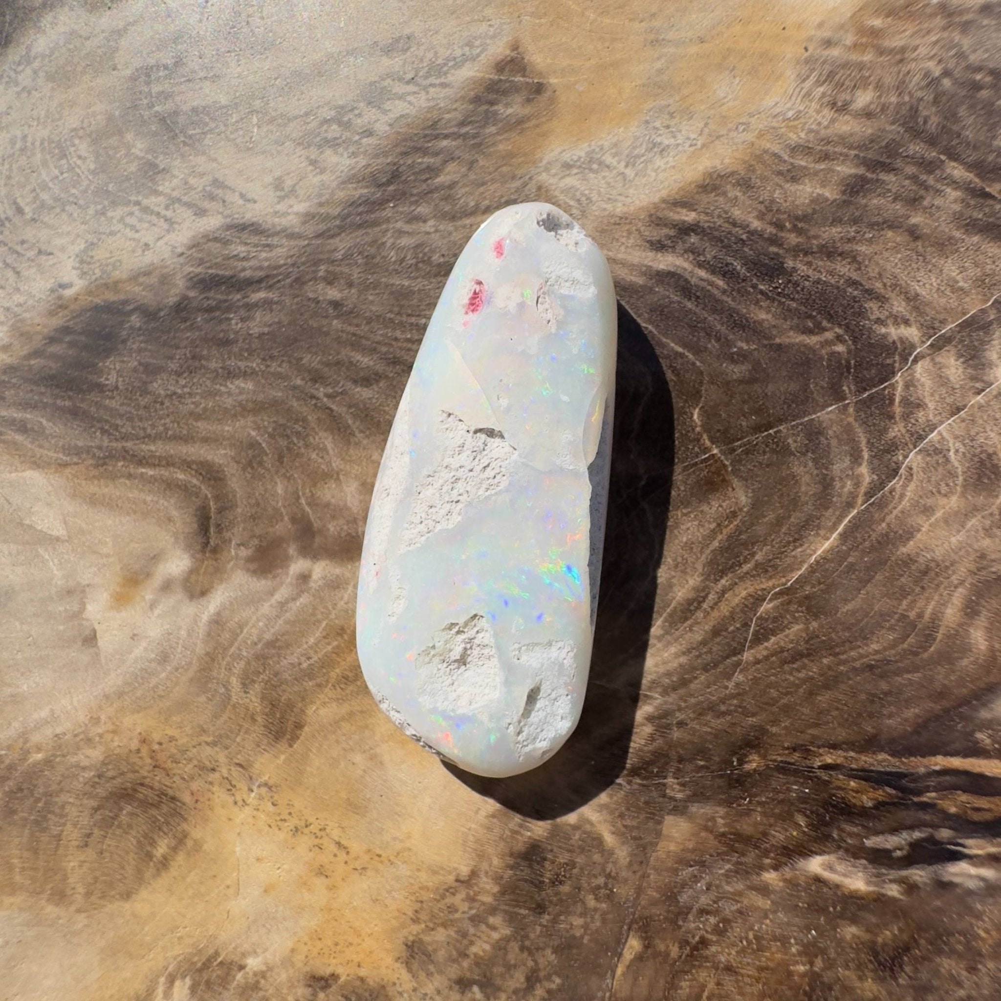 10.7ct Hand - cut Solid Australian Coober Pedy Opal