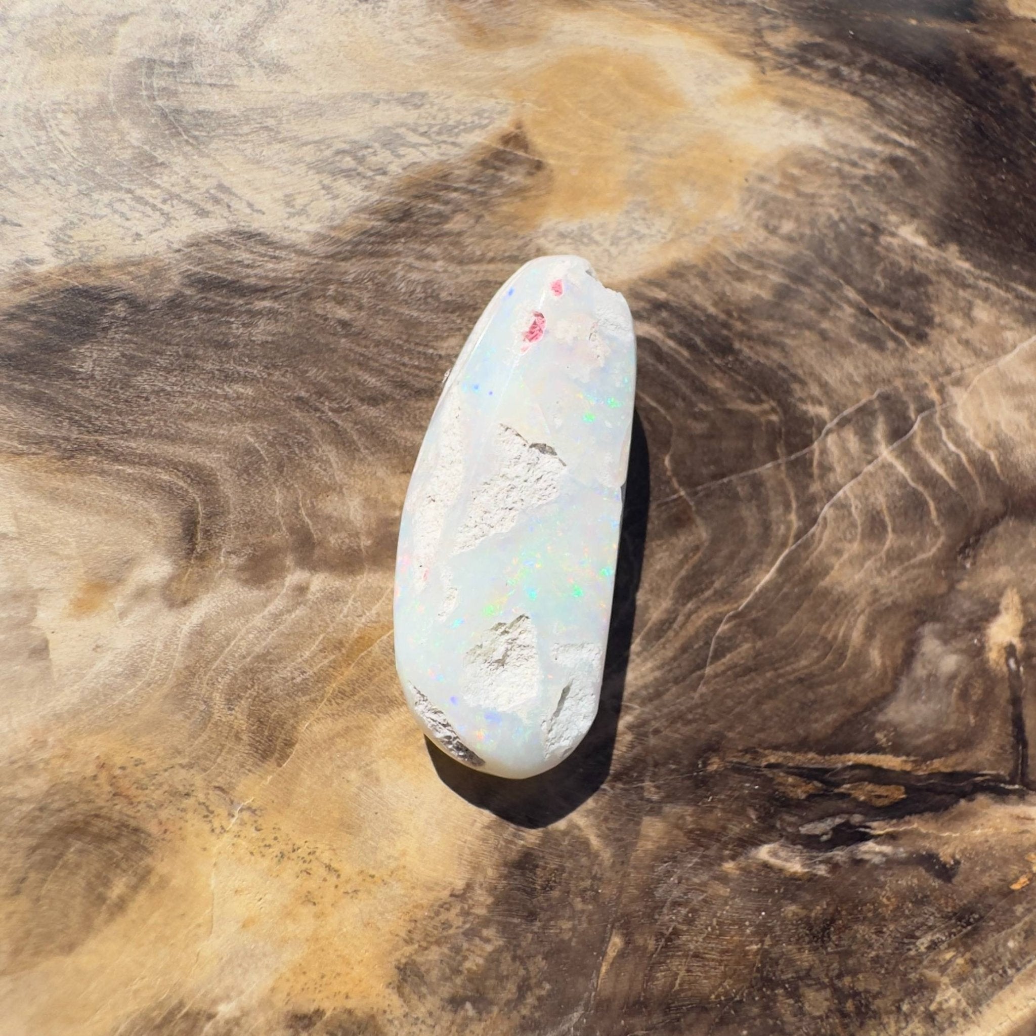 10.7ct Hand - cut Solid Australian Coober Pedy Opal