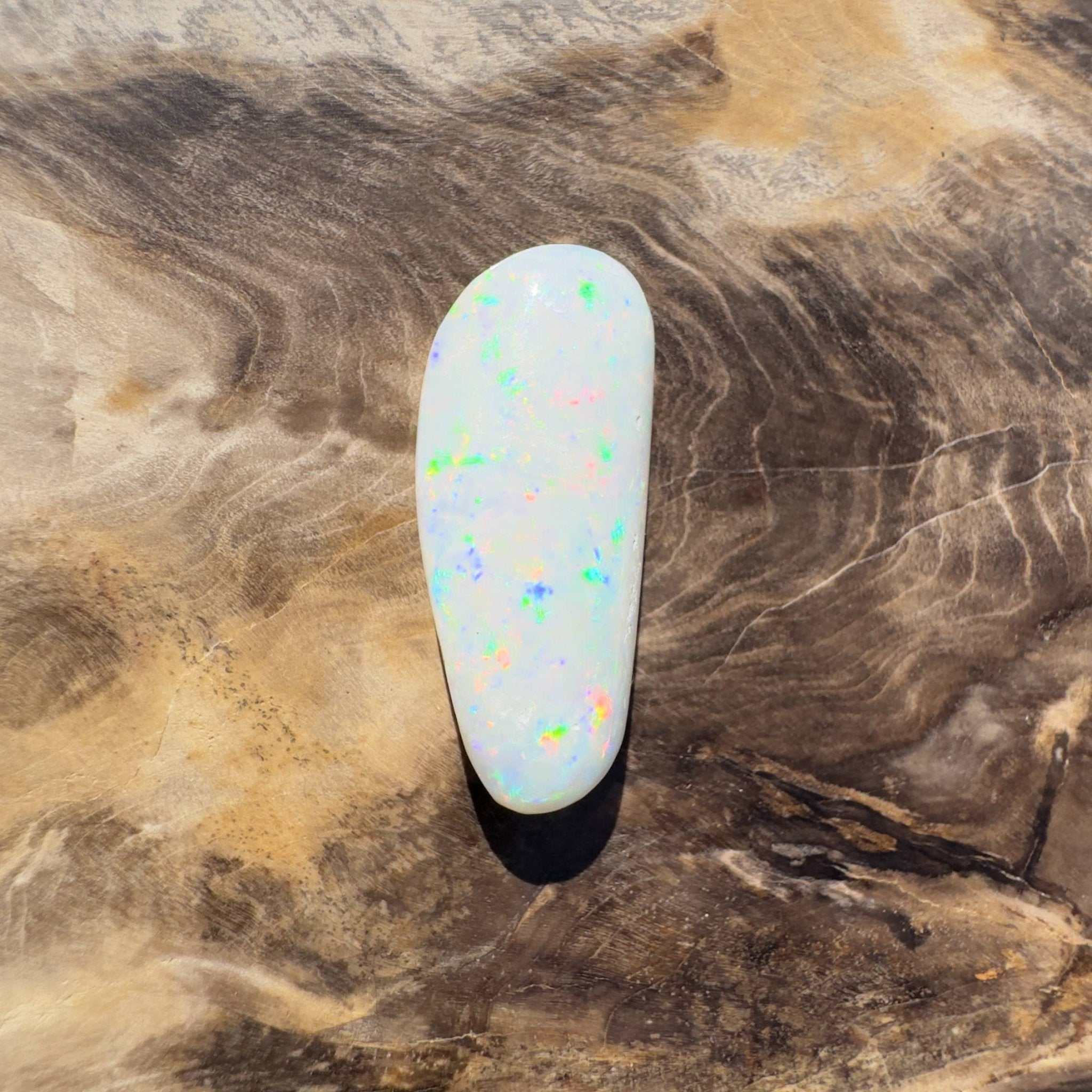 10.7ct Hand - cut Solid Australian Coober Pedy Opal