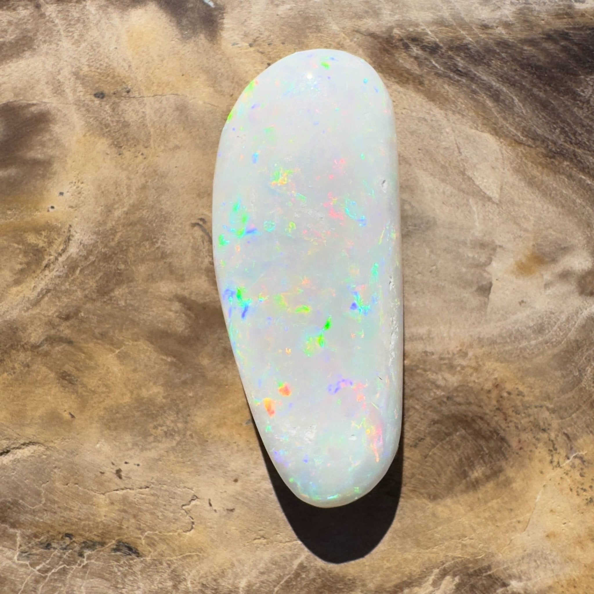 10.7ct Hand - cut Solid Australian Coober Pedy Opal