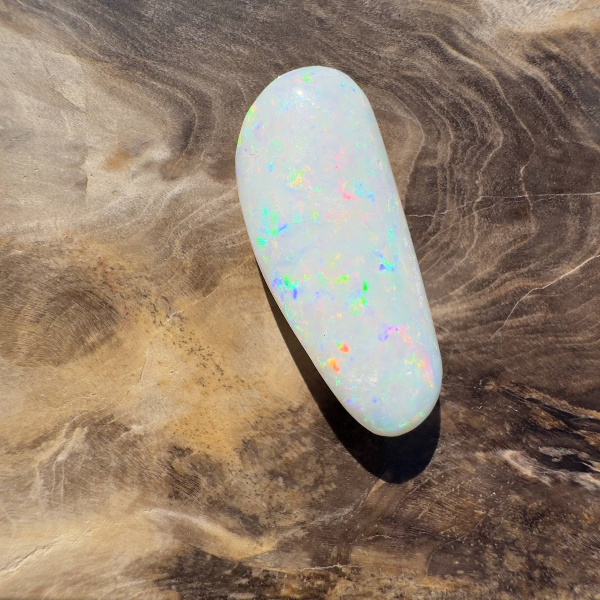 10.7ct Hand - cut Solid Australian Coober Pedy Opal