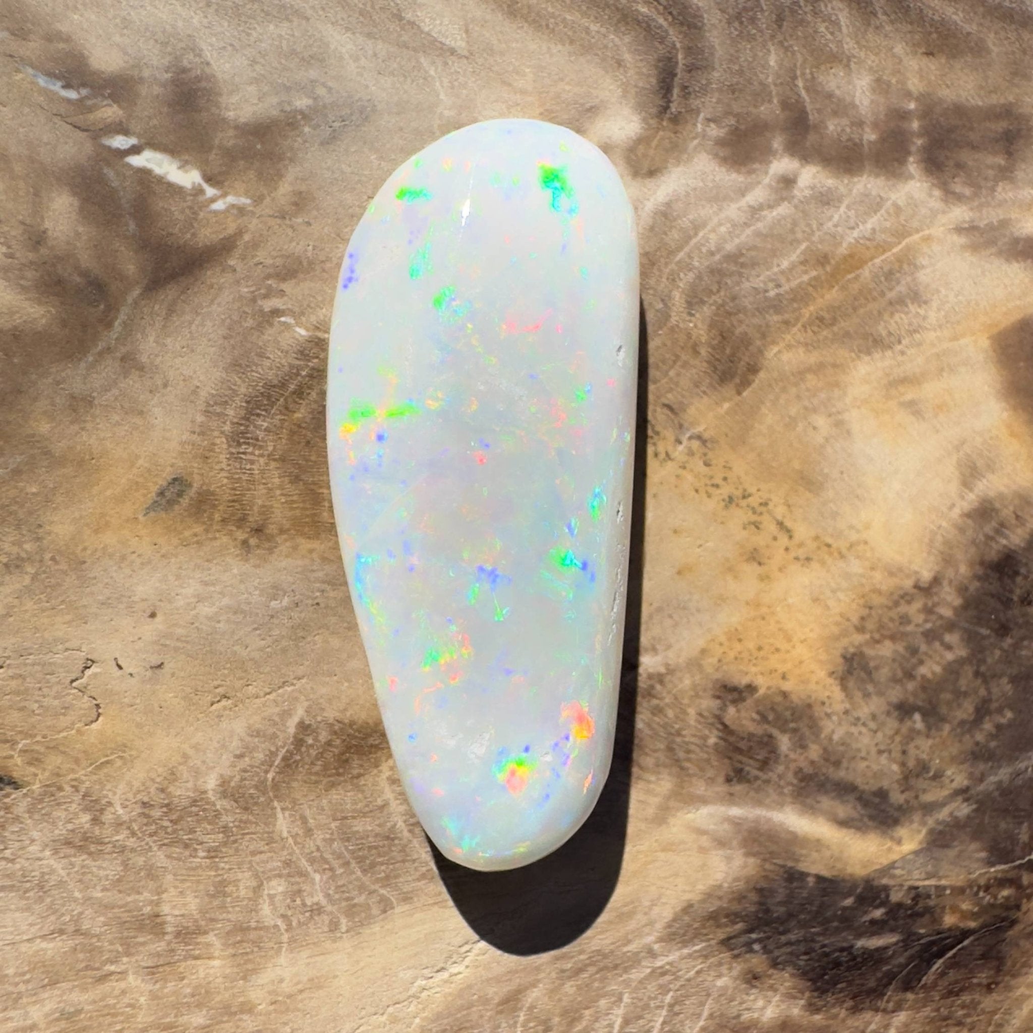 10.7ct Hand - cut Solid Australian Coober Pedy Opal