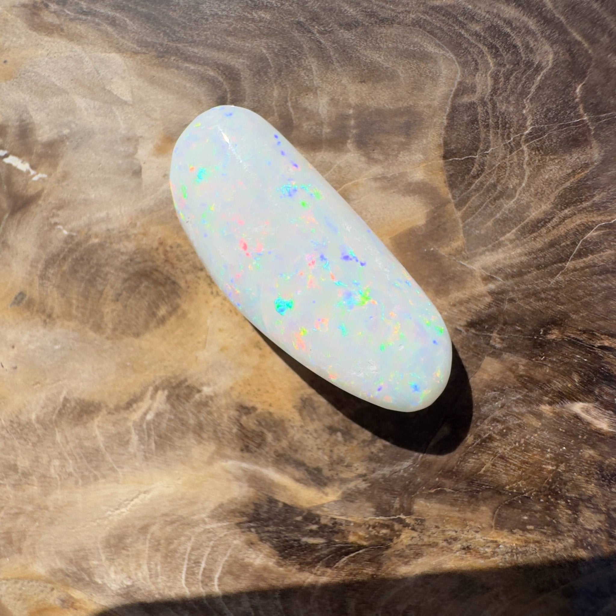 10.7ct Hand - cut Solid Australian Coober Pedy Opal