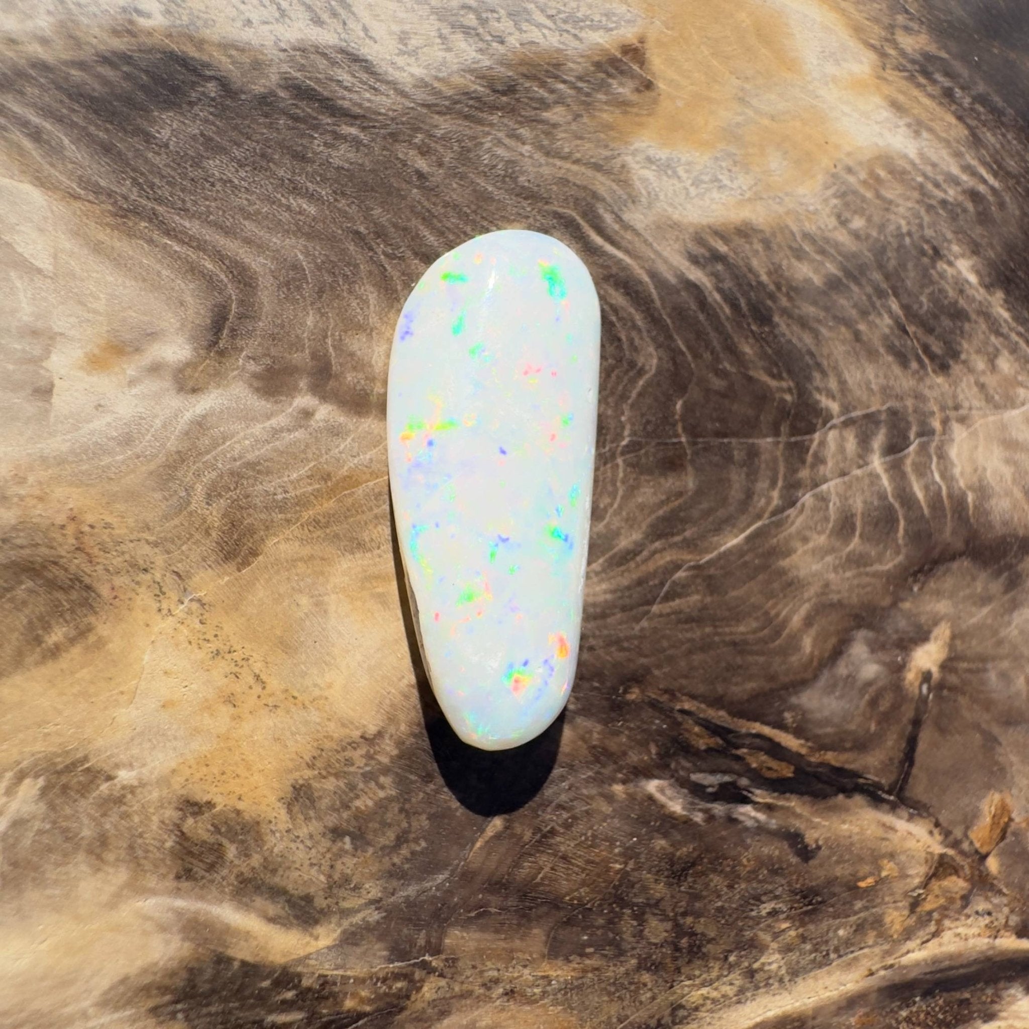 10.7ct Hand - cut Solid Australian Coober Pedy Opal