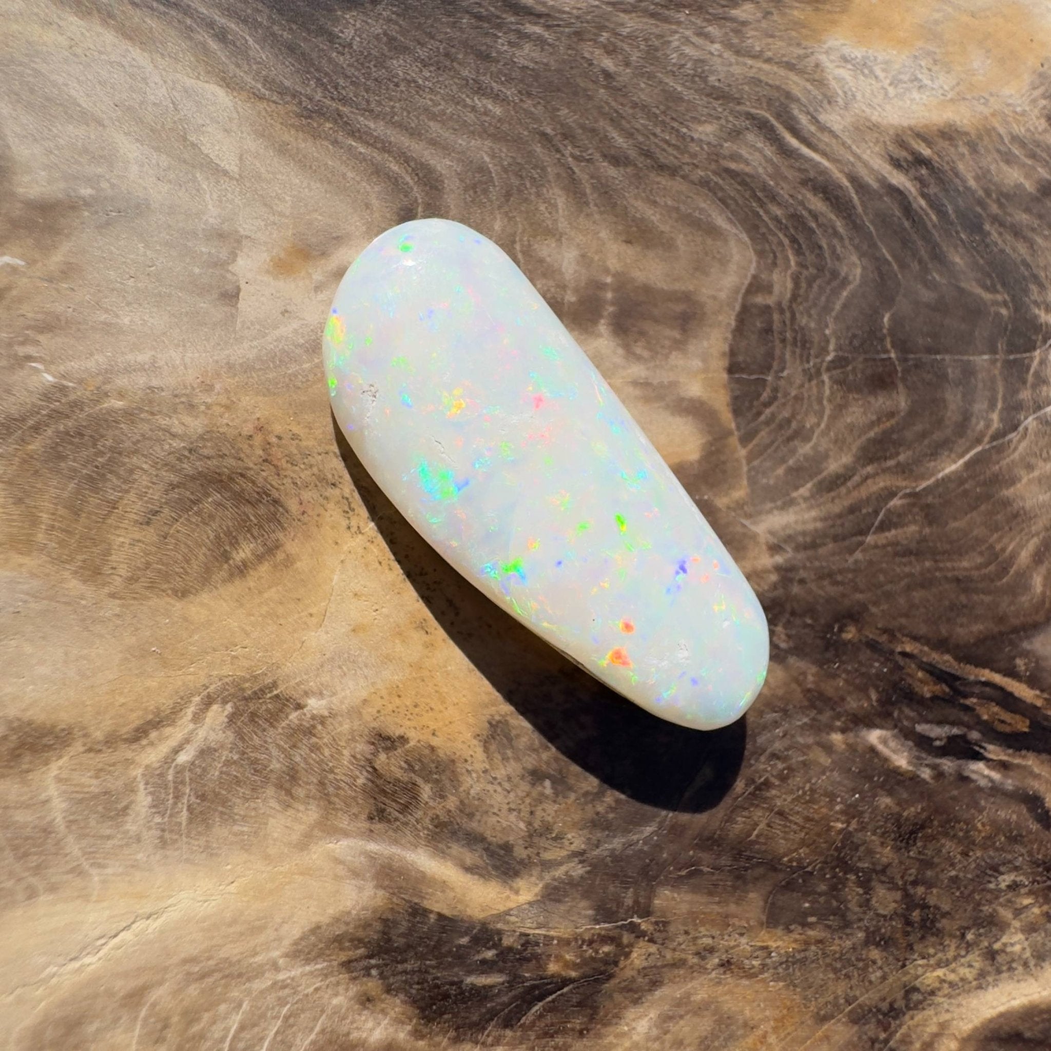 10.7ct Hand - cut Solid Australian Coober Pedy Opal