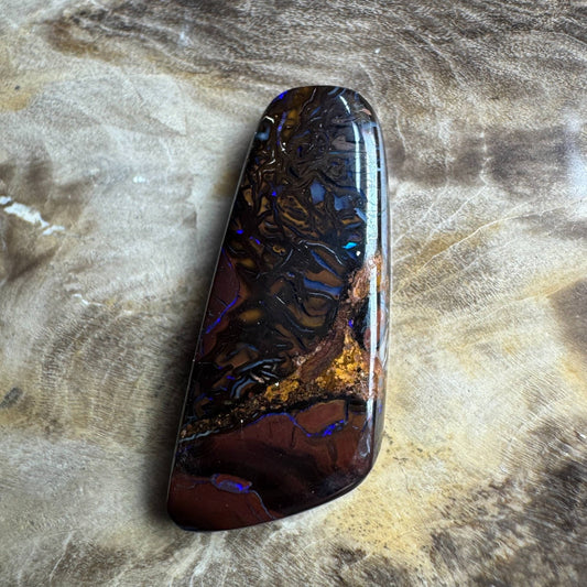 11.6ct Hand - cut Queensland Boulder Opal