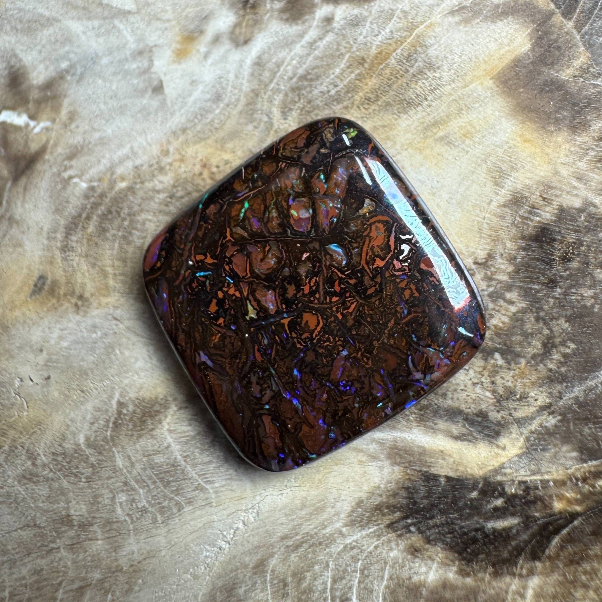 11ct Hand - cut Queensland Boulder Opal
