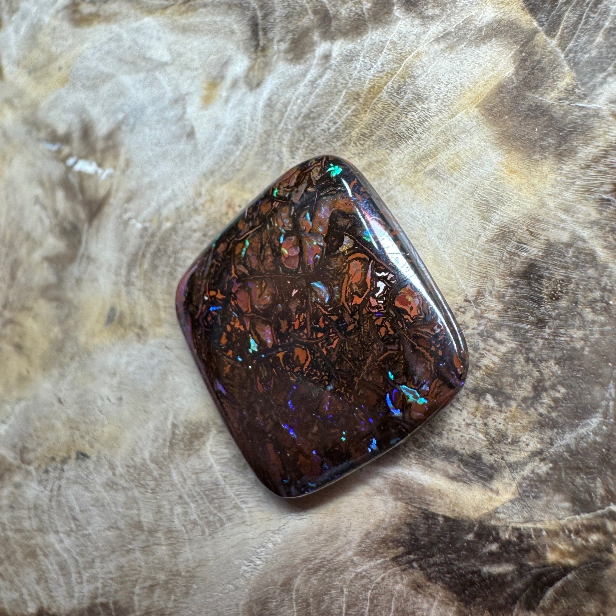 11ct Hand - cut Queensland Boulder Opal