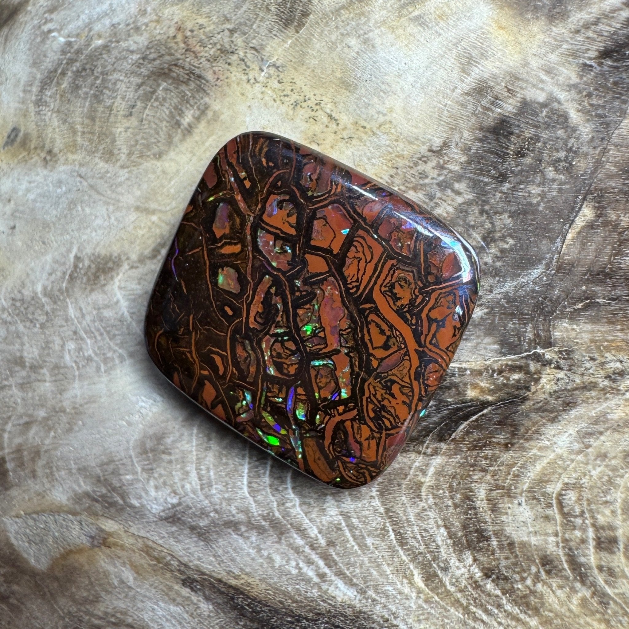 11ct Hand - cut Queensland Boulder Opal