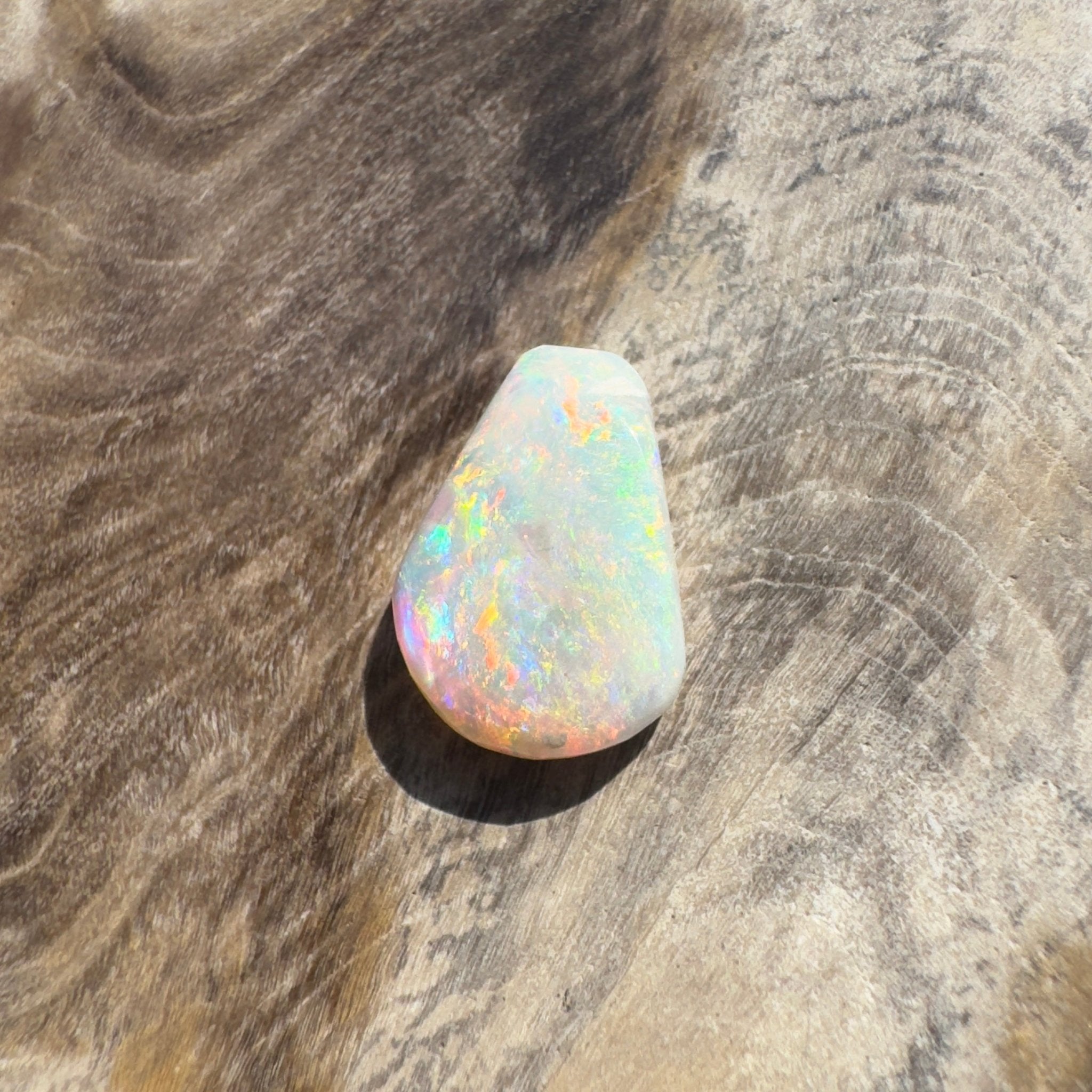 1.1ct Hand - cut Solid Lightning Ridge Opal