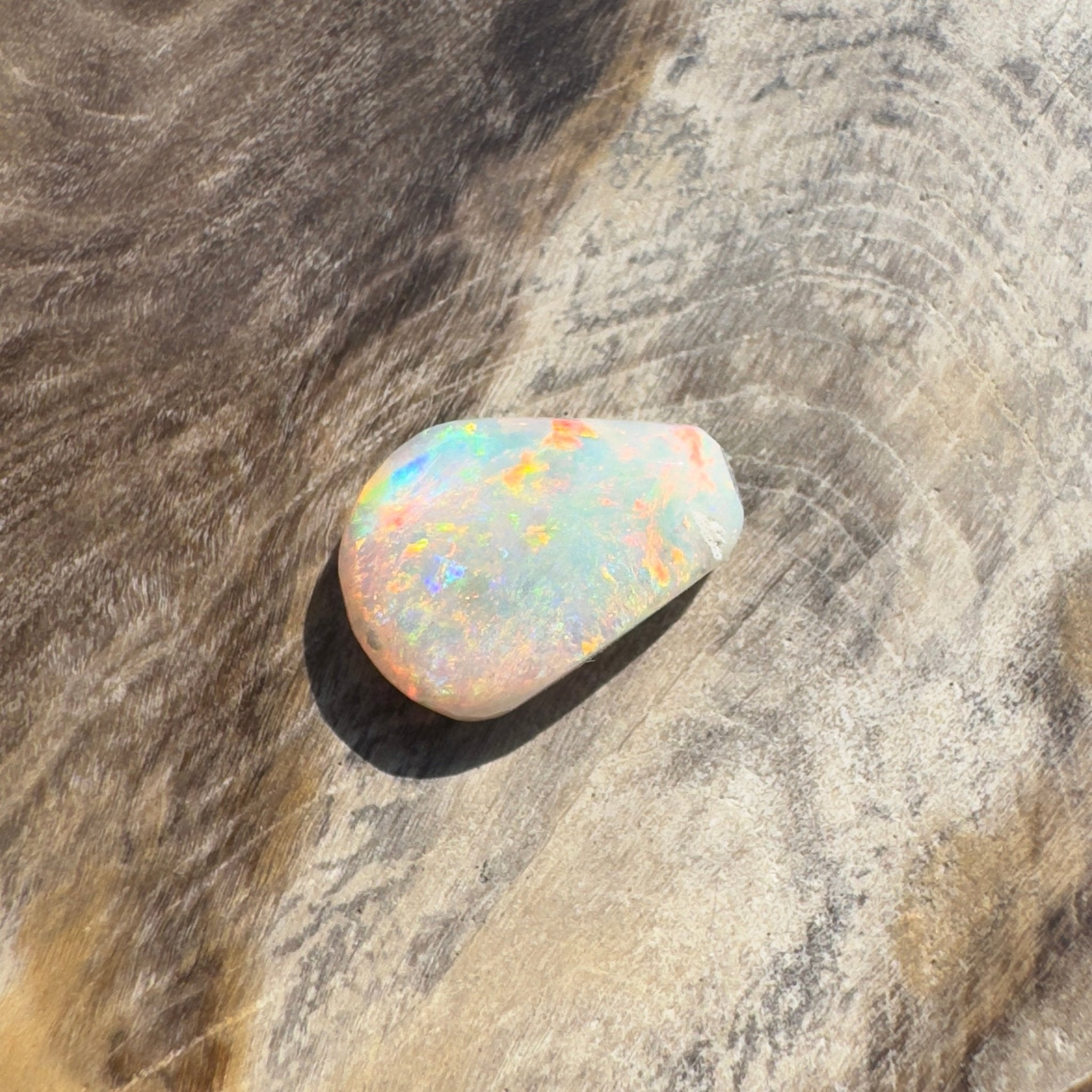 1.1ct Hand - cut Solid Lightning Ridge Opal