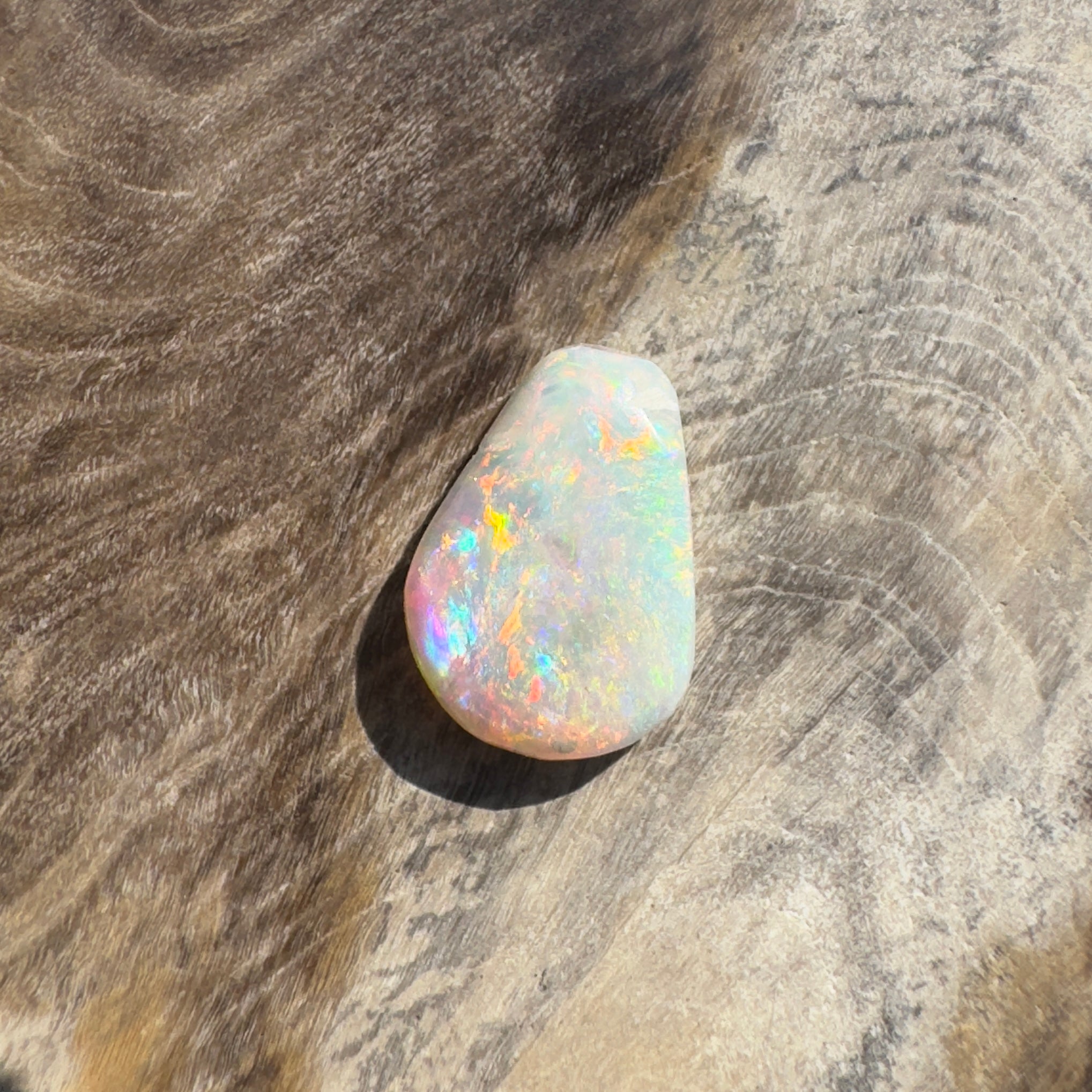 1.1ct Hand - cut Solid Lightning Ridge Opal