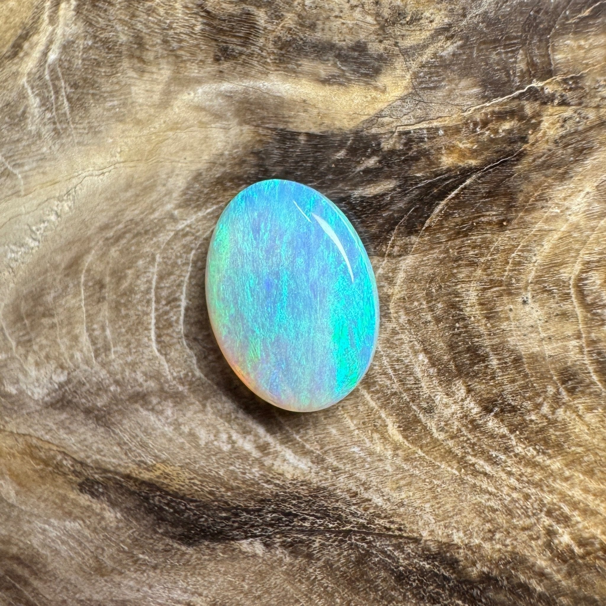 1.1ct Hand - cut Solid Lightning Ridge Opal