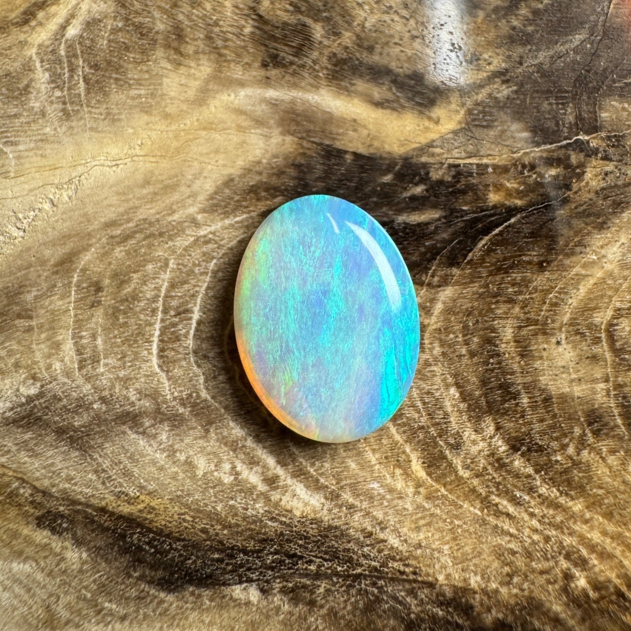 1.1ct Hand - cut Solid Lightning Ridge Opal