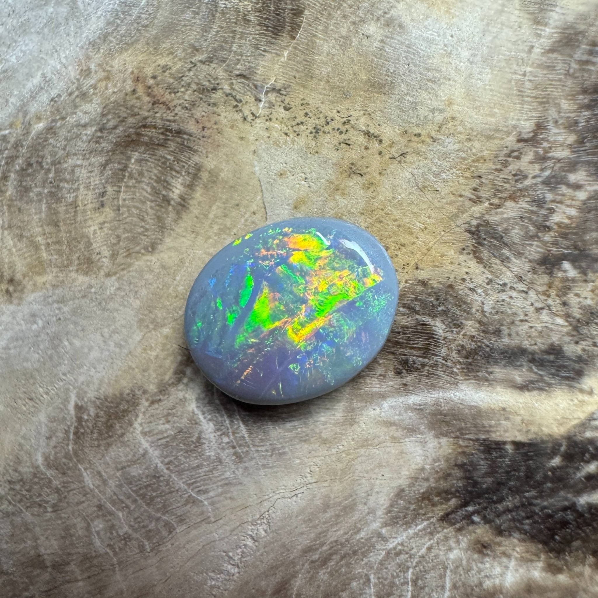 1.1ct Hand - cut Solid Lightning Ridge Opal
